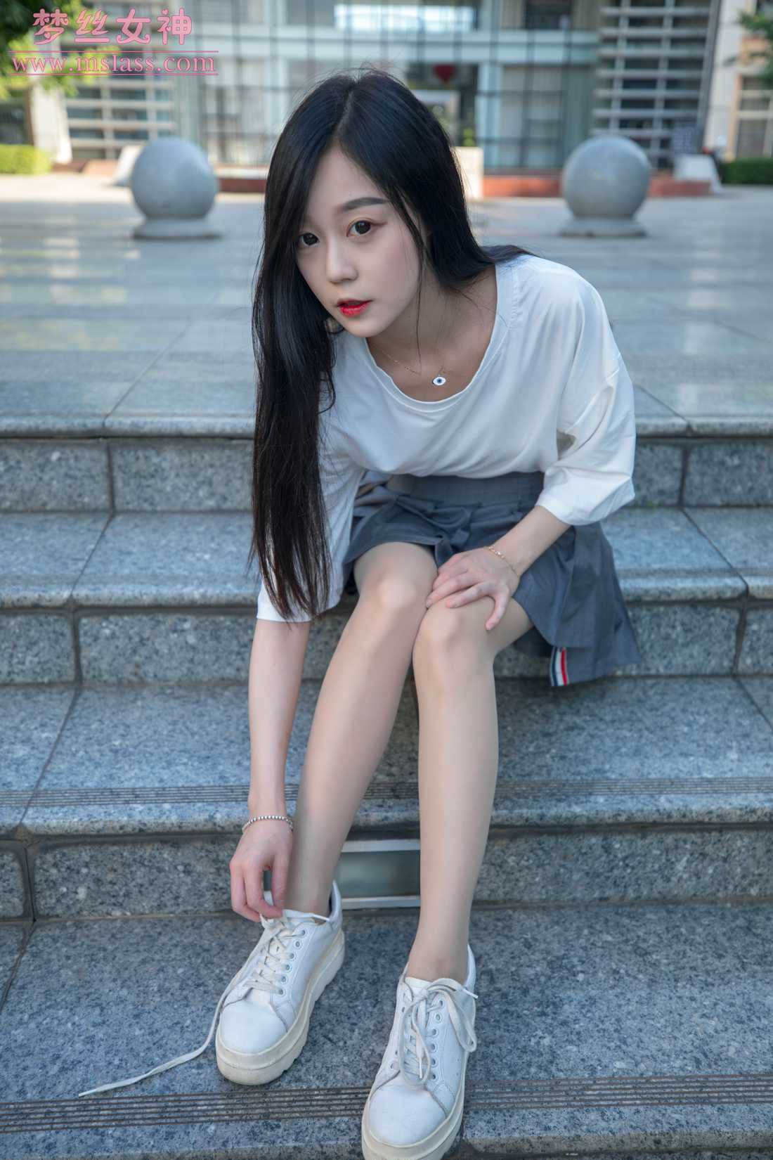 图片[9]-[MSLASS梦丝女神] 2019.06.14 灵灵 甜静的明星脸 在线浏览 – 速更版-美库