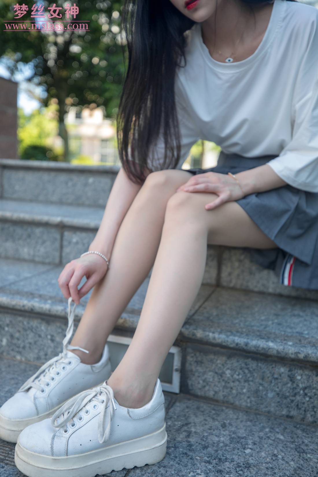 图片[15]-[MSLASS梦丝女神] 2019.06.14 灵灵 甜静的明星脸 在线浏览 – 速更版-美库