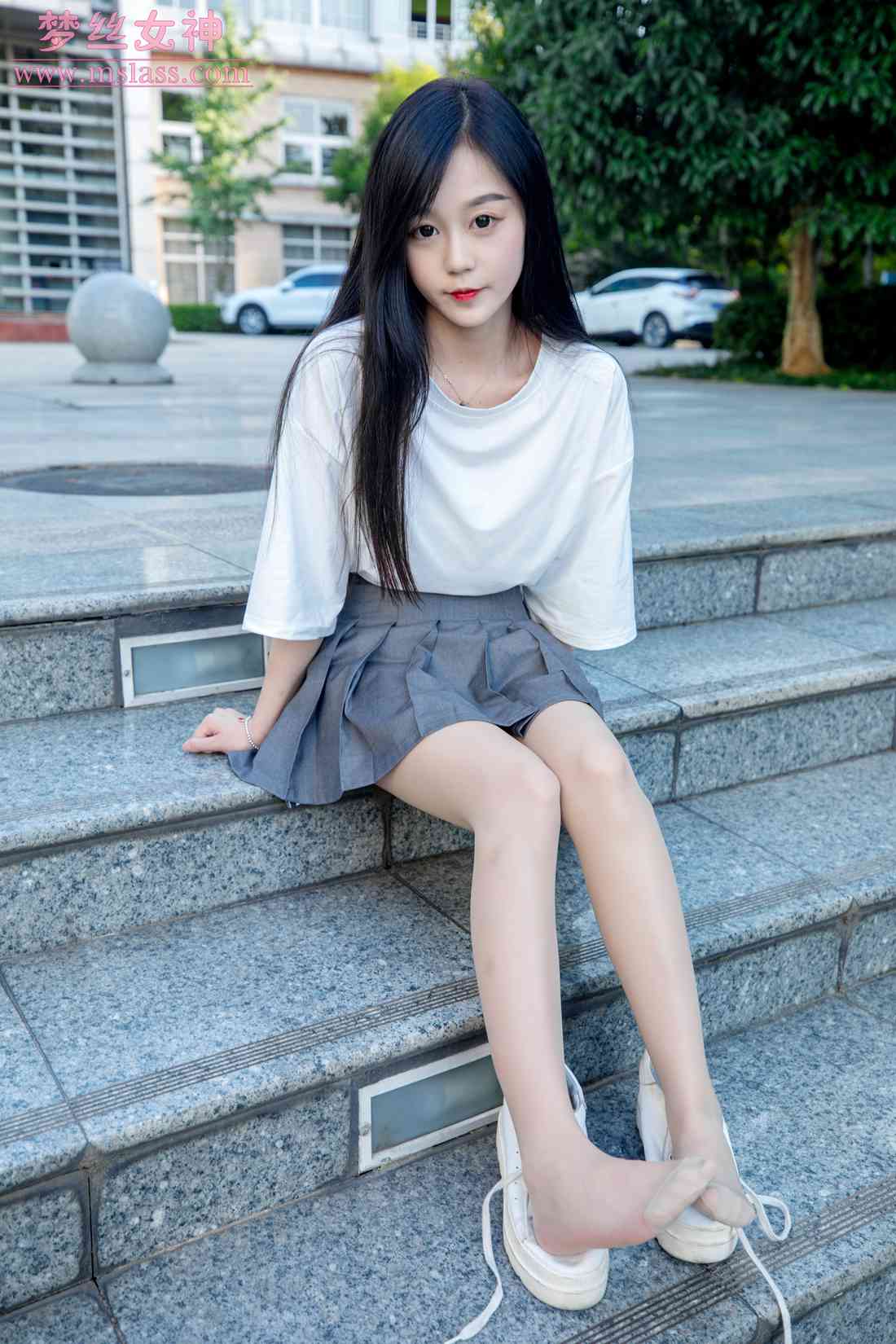 图片[14]-[MSLASS梦丝女神] 2019.06.14 灵灵 甜静的明星脸 在线浏览 – 速更版-美库