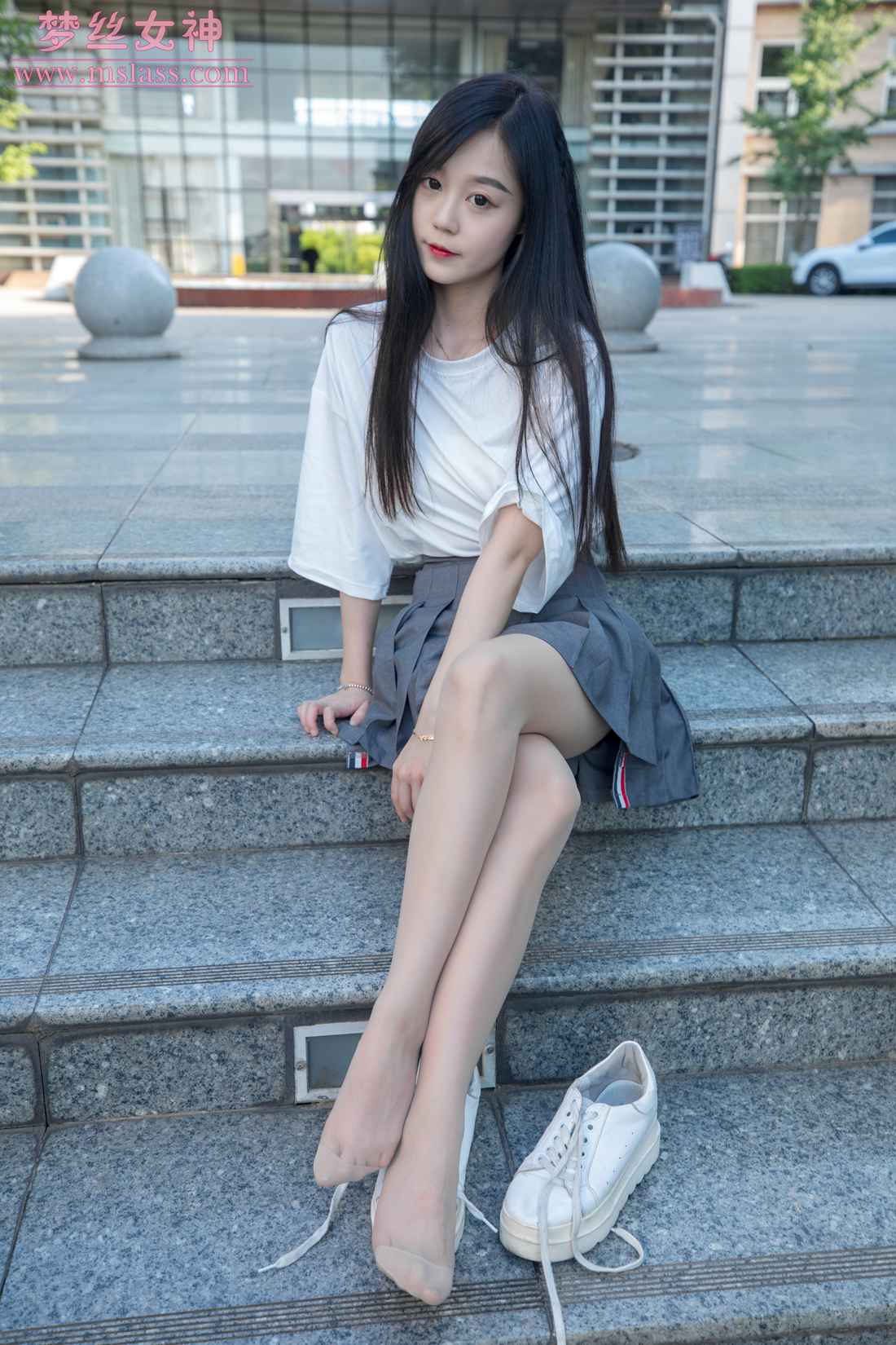 图片[57]-[MSLASS梦丝女神] 2019.06.14 灵灵 甜静的明星脸 在线浏览 – 速更版-美库