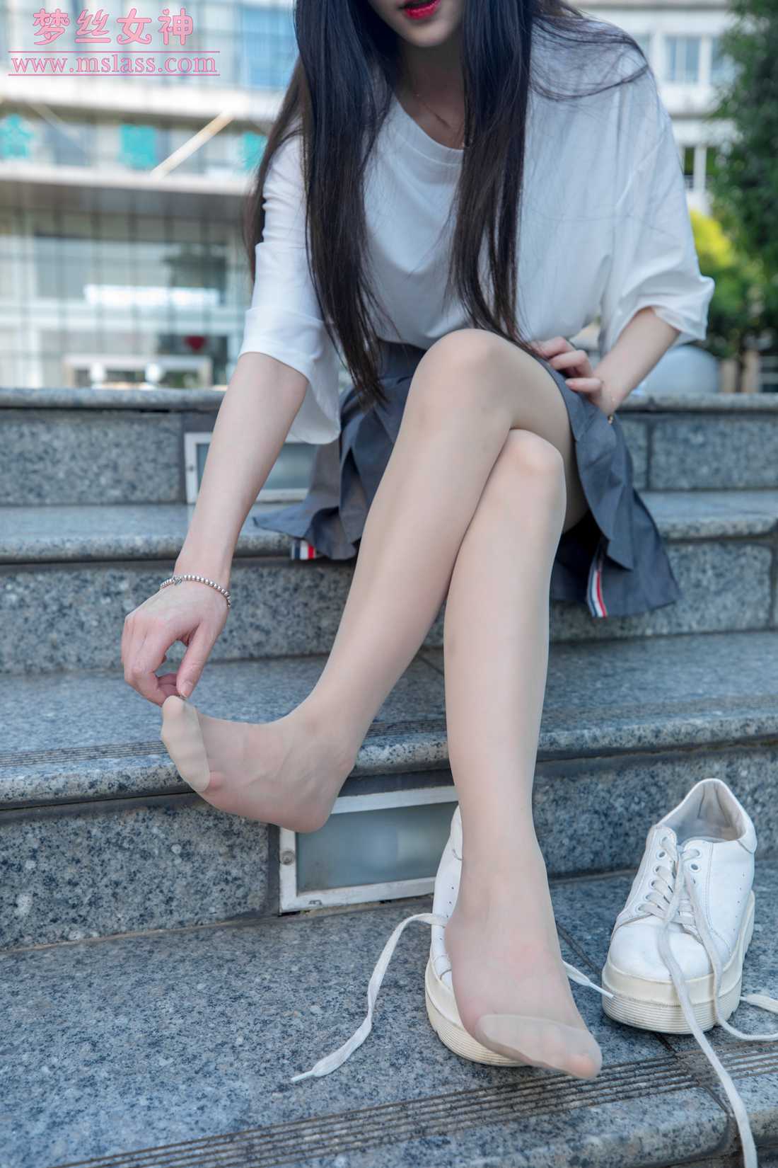 图片[18]-[MSLASS梦丝女神] 2019.06.14 灵灵 甜静的明星脸 在线浏览 – 速更版-美库