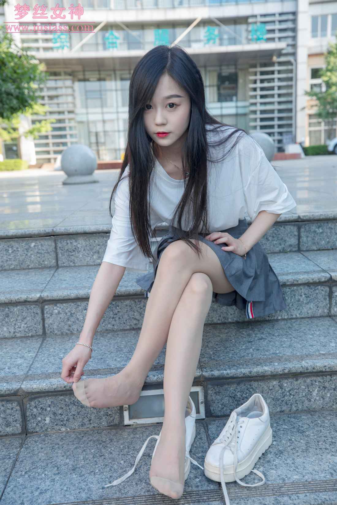 图片[54]-[MSLASS梦丝女神] 2019.06.14 灵灵 甜静的明星脸 在线浏览 – 速更版-美库