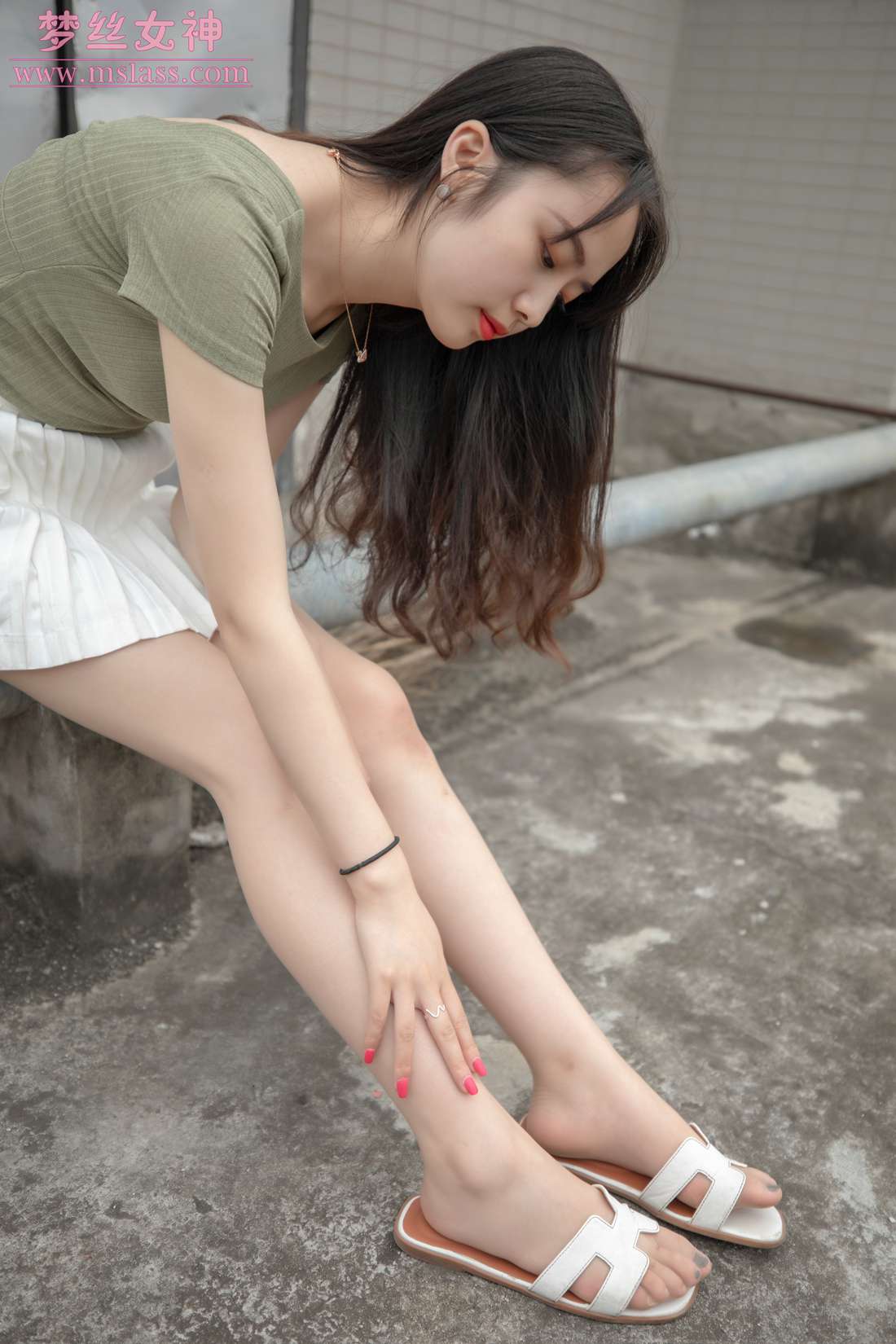 图片[4]-[MSLASS梦丝女神] 2019.06.20 柳儿 侧颜太美的小姐姐 在线浏览 – 速更版-美库