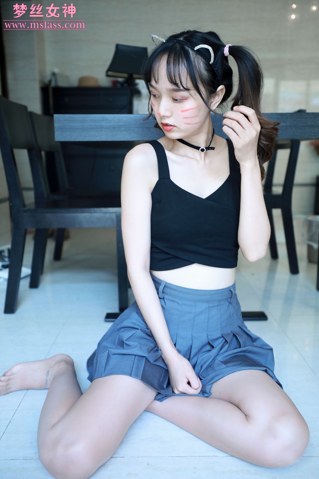 图片[38]-[MSLASS梦丝女神] 2019.07.08 玥玥 家居小淑女 在线浏览 – 速更版-美库