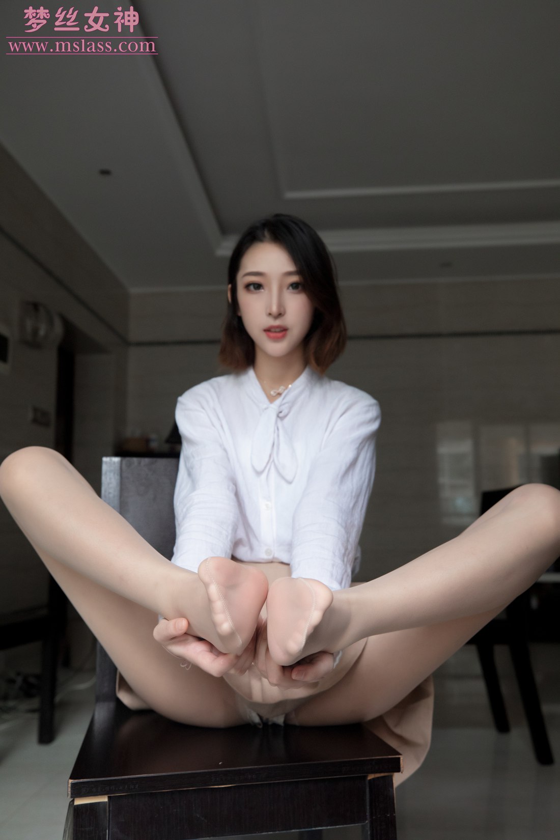 图片[10]-[MSLASS梦丝女神] 2019.08.08 美女主播乔儿（肉色丝袜搭配） 在线浏览 – 速更版-美库