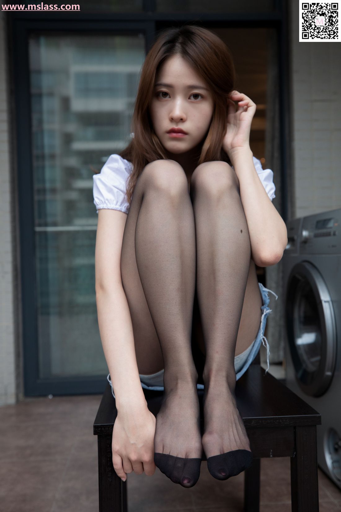 图片[47]-[MSLASS梦丝女神] 2019.08.28 家中搭配黑袜 魏婷婷 在线浏览 – 速更版-美库