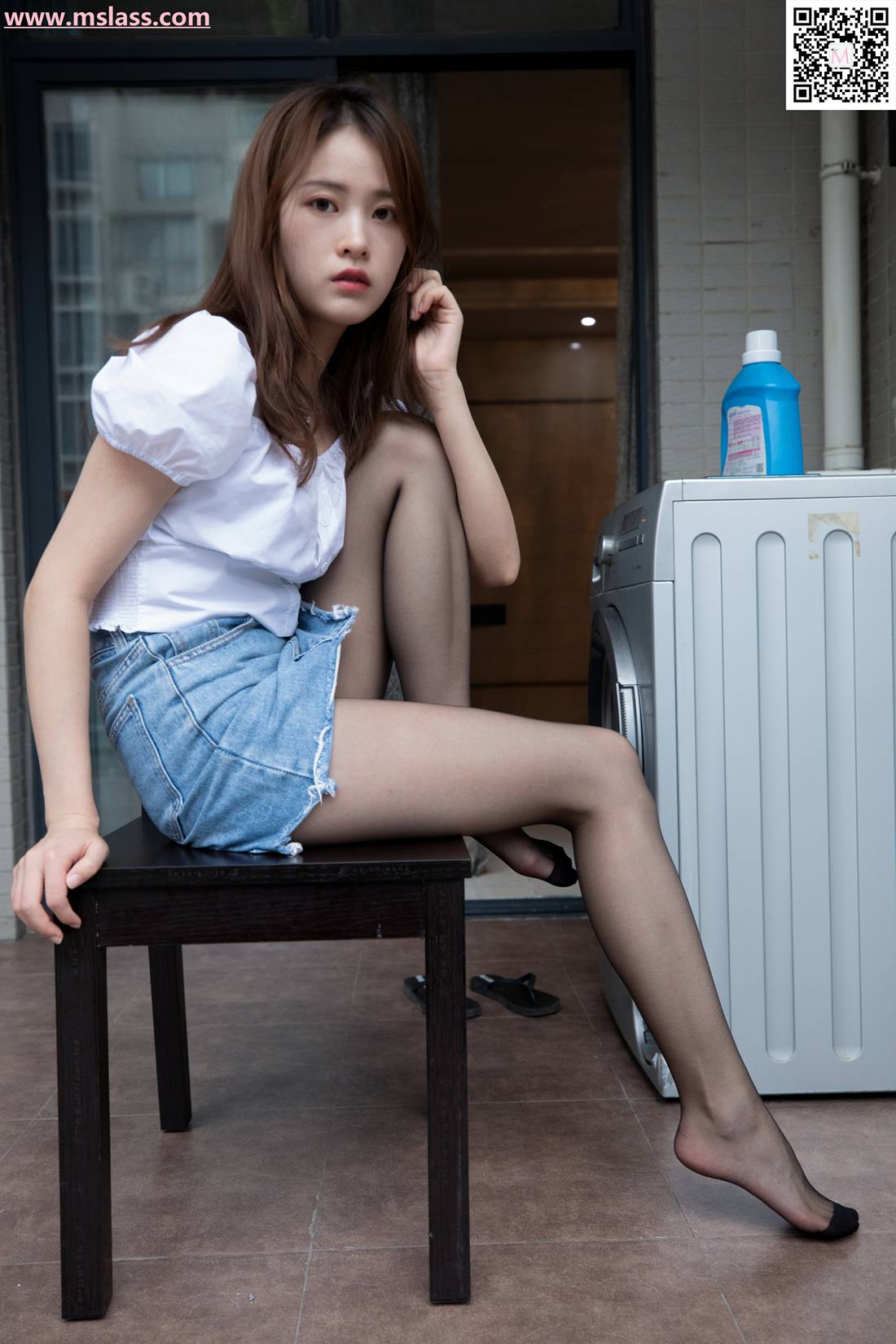 图片[12]-[MSLASS梦丝女神] 2019.08.28 魏婷婷 家里的黑袜 在线浏览 – 速更版-美库