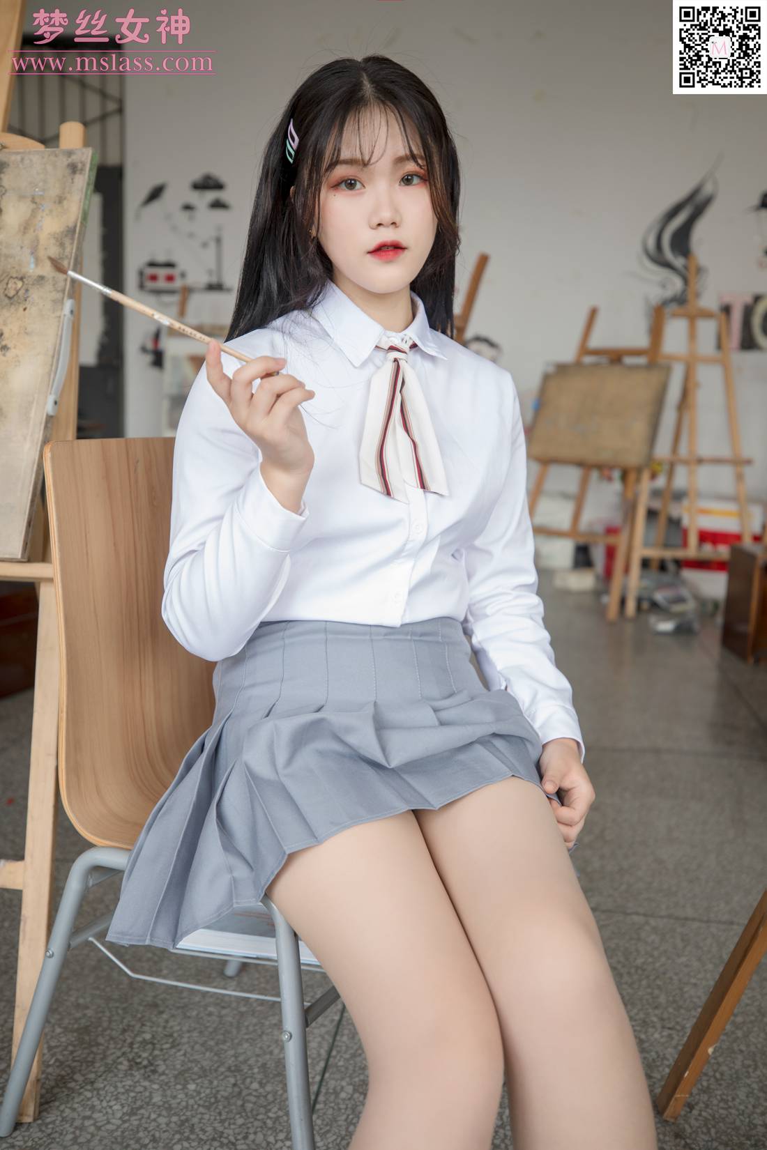 图片[41]-[MSLASS梦丝女神] 2019.09.25 恬恬 画室乖乖女 在线浏览 – 速更版-美库