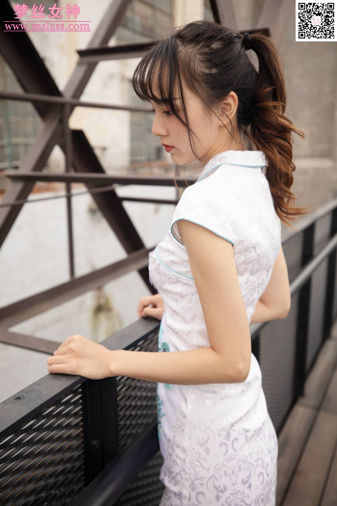 图片[52]-[MSLASS梦丝女神] 2019.10.24 玥玥 工业区的旗袍 在线浏览 – 速更版-美库