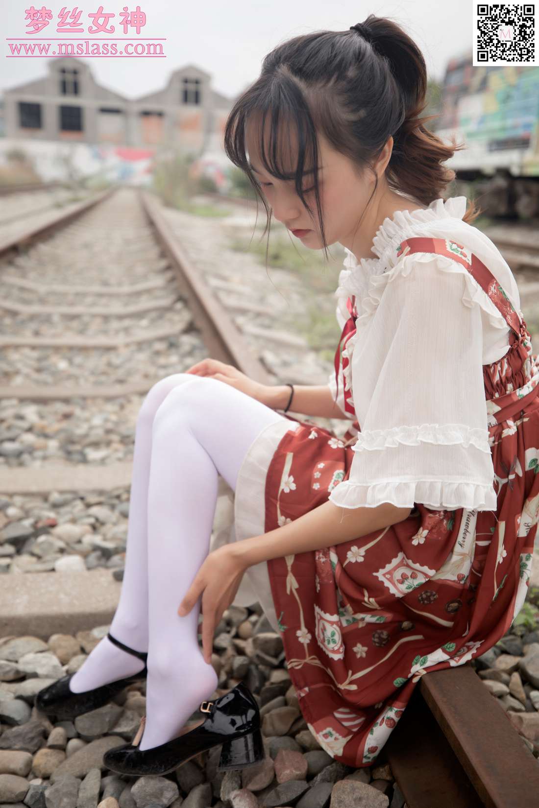 图片[24]-[MSLASS梦丝女神] 2019.10.27 玥玥 白丝洛丽塔 在线浏览 – 速更版-美库