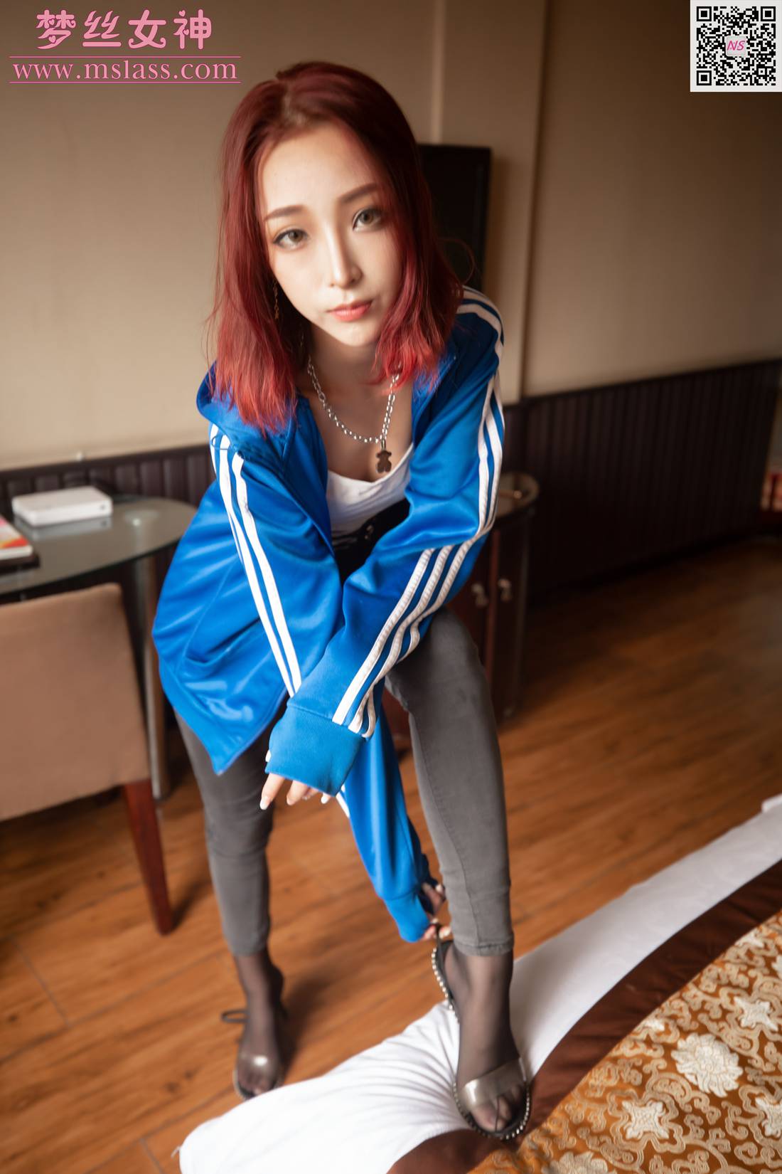 图片[65]-[MSLASS梦丝女神] 2019.10.12 乔儿回忆的校服（黑色版） 在线浏览 – 速更版-美库