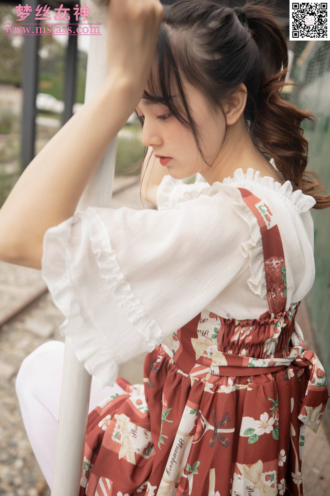 图片[68]-[MSLASS梦丝女神] 2019.10.27 玥玥 白丝洛丽塔 在线浏览 – 速更版-美库