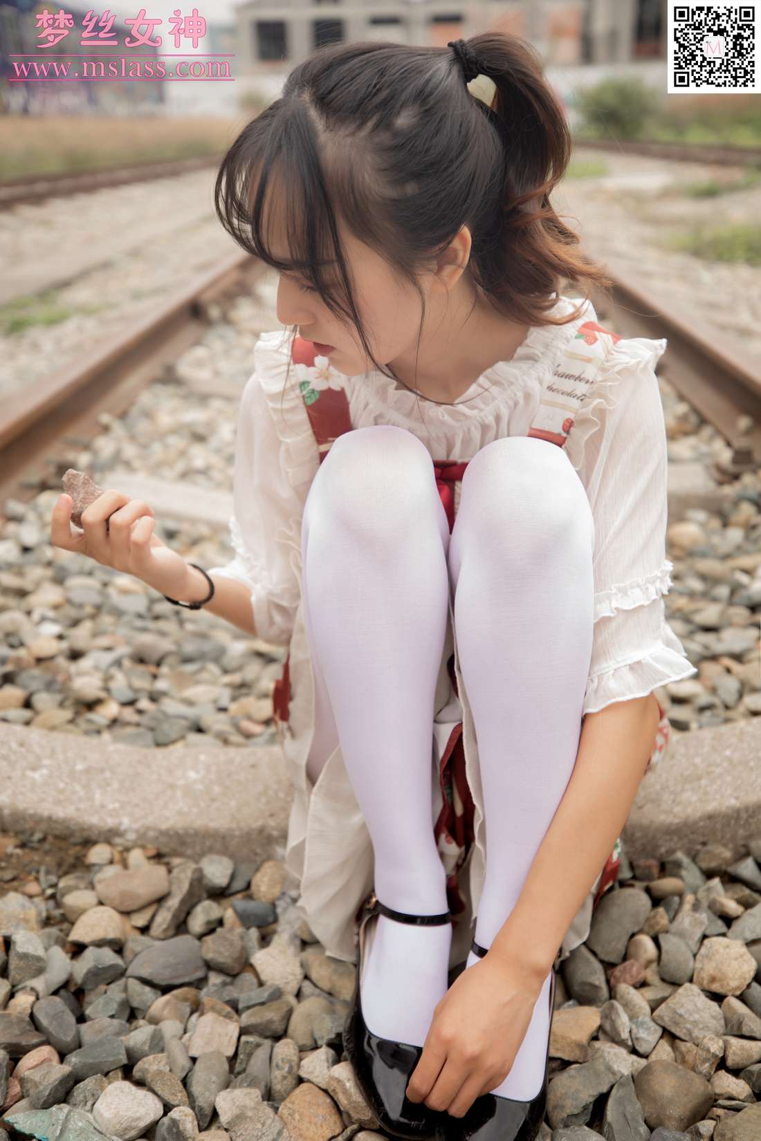 图片[6]-[MSLASS梦丝女神] 2019.10.27 玥玥 白丝洛丽塔 在线浏览 – 速更版-美库
