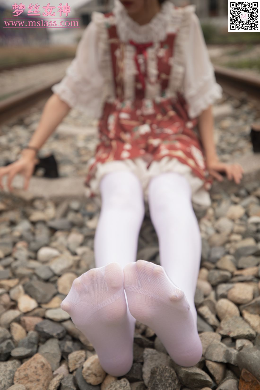 图片[43]-[MSLASS梦丝女神] 2019.10.27 玥玥 白丝洛丽塔 在线浏览 – 速更版-美库