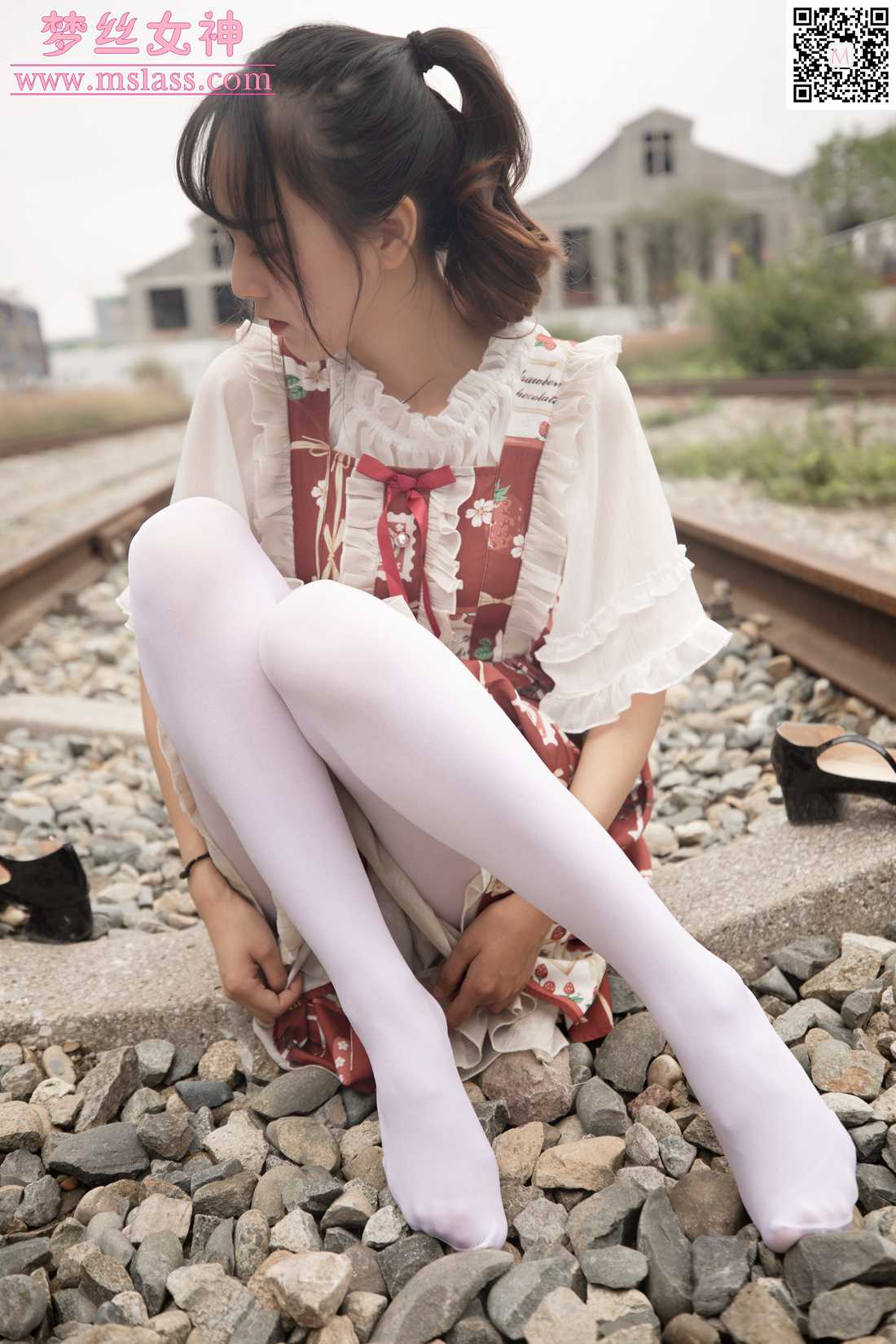 图片[45]-[MSLASS梦丝女神] 2019.10.27 玥玥 白丝洛丽塔 在线浏览 – 速更版-美库