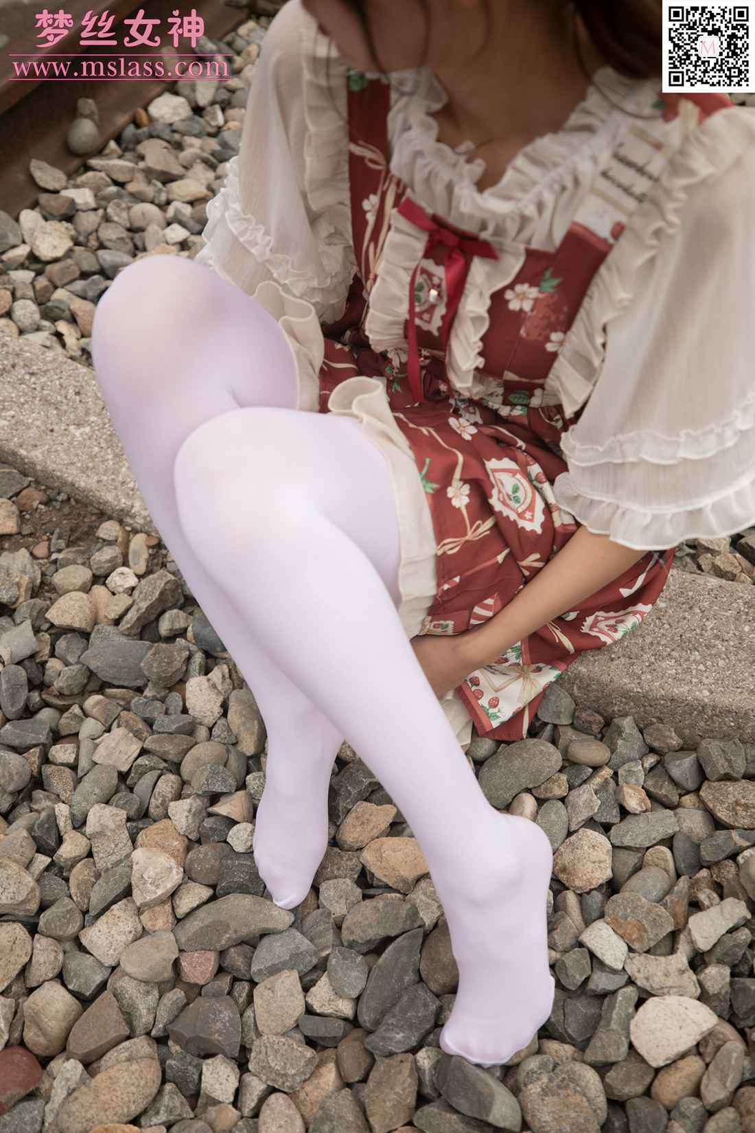 图片[41]-[MSLASS梦丝女神] 2019.10.27 玥玥 白丝洛丽塔 在线浏览 – 速更版-美库