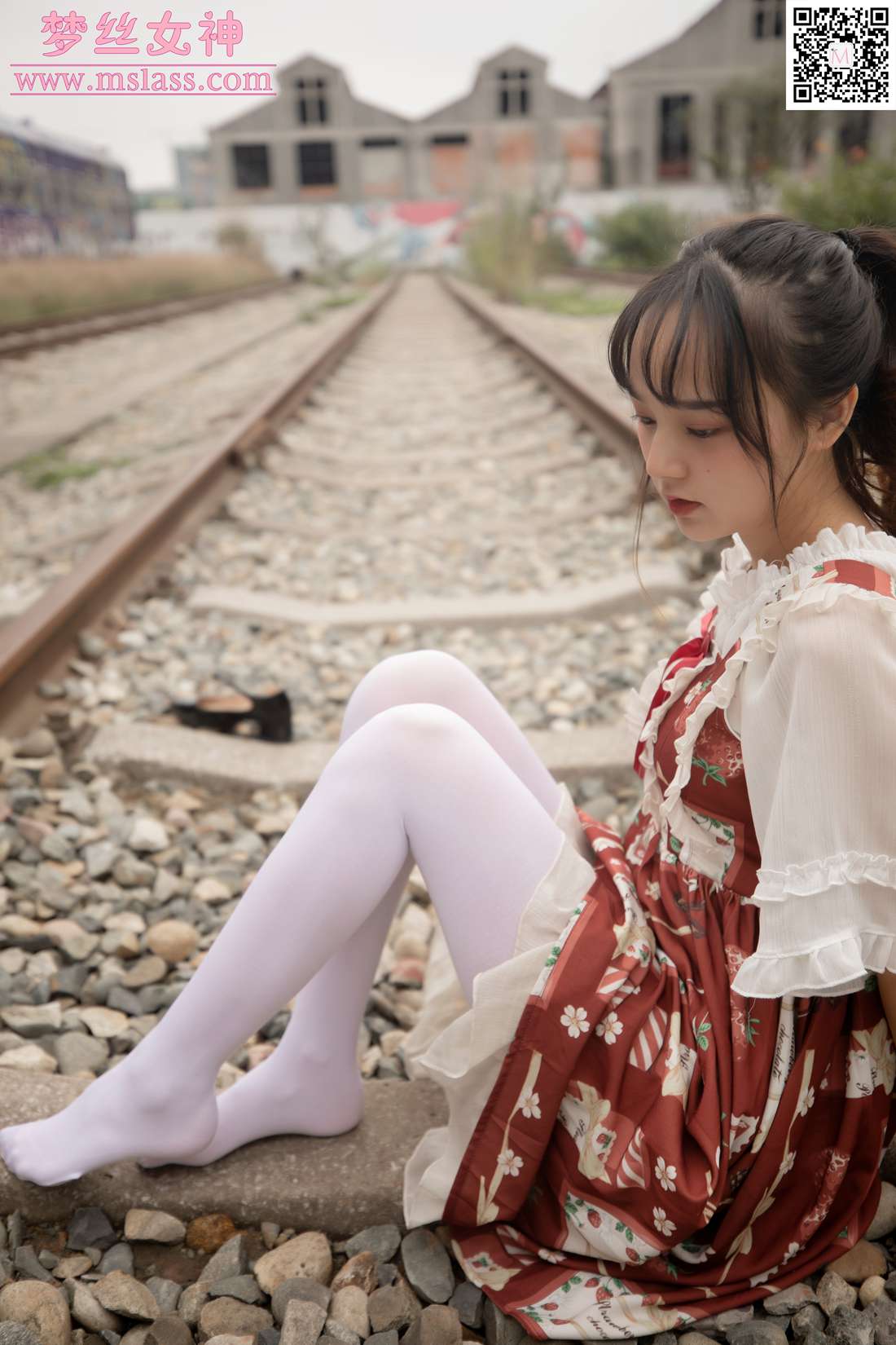 图片[18]-[MSLASS梦丝女神] 2019.10.27 玥玥 白丝洛丽塔 在线浏览 – 速更版-美库