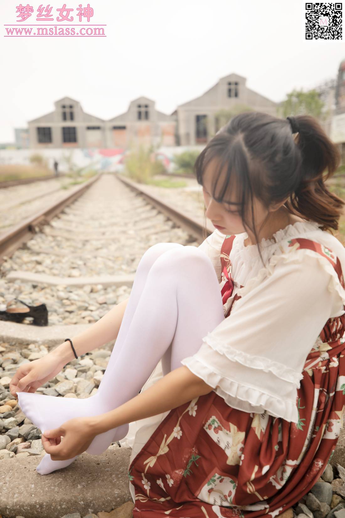 图片[67]-[MSLASS梦丝女神] 2019.10.27 玥玥 白丝洛丽塔 在线浏览 – 速更版-美库