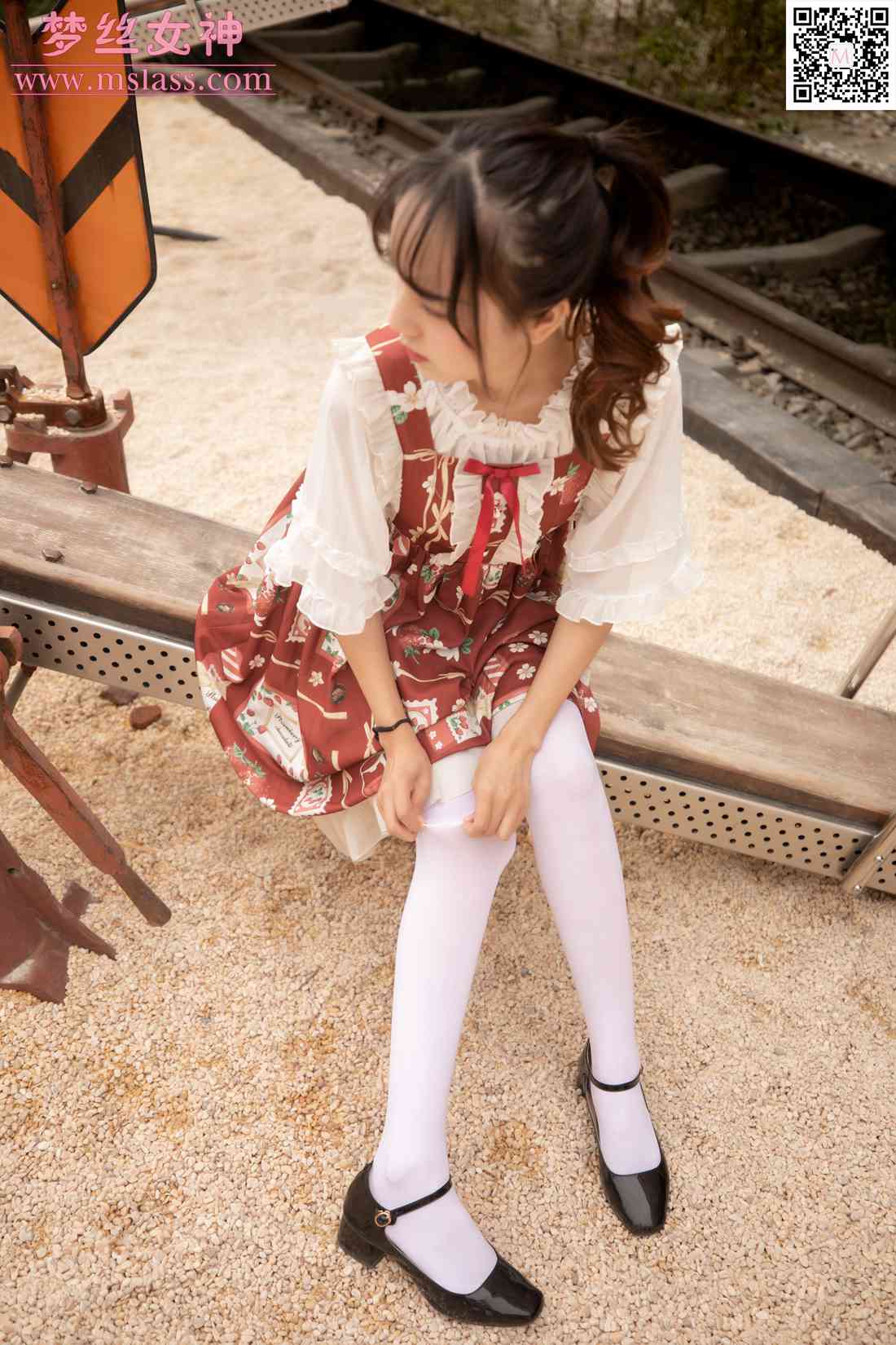 图片[38]-[MSLASS梦丝女神] 2019.10.27 玥玥 白丝洛丽塔 在线浏览 – 速更版-美库