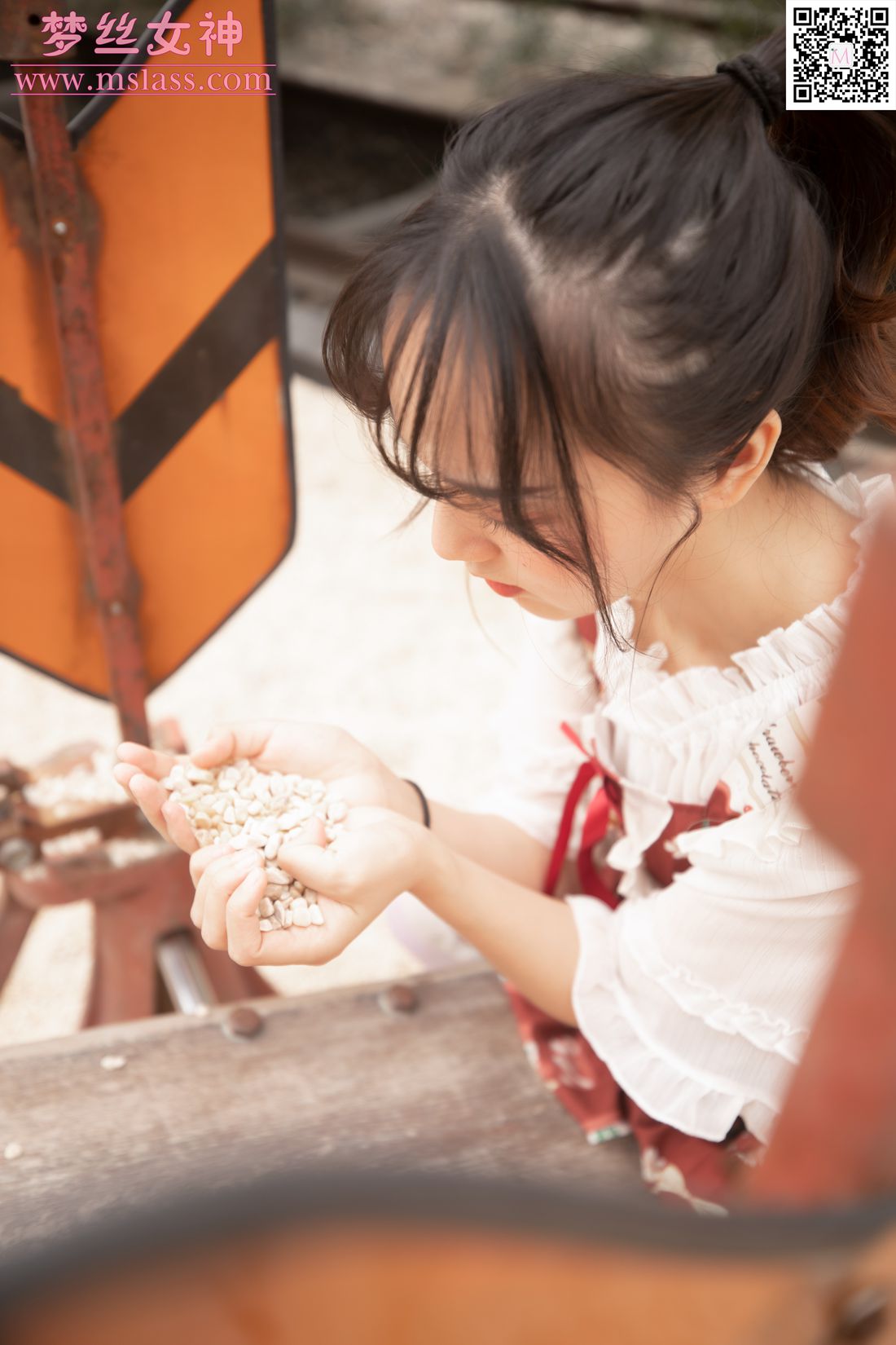 图片[17]-[MSLASS梦丝女神] 2019.10.27 玥玥 白丝洛丽塔 在线浏览 – 速更版-美库