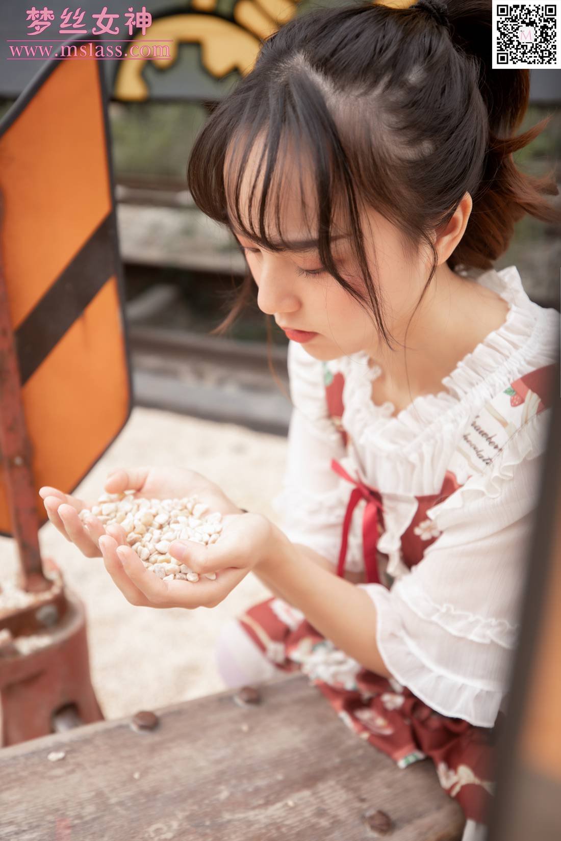 图片[27]-[MSLASS梦丝女神] 2019.10.27 玥玥 白丝洛丽塔 在线浏览 – 速更版-美库