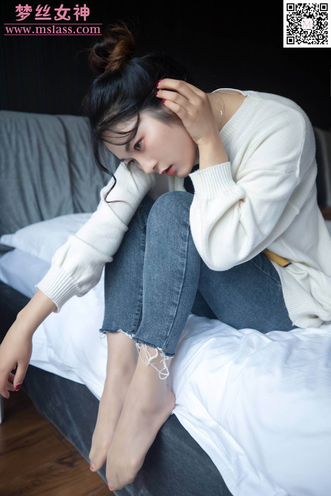 图片[35]-[MSLASS梦丝女神] 2019.11.11 雨晨 小牛仔的裤里S 在线浏览 – 速更版-美库