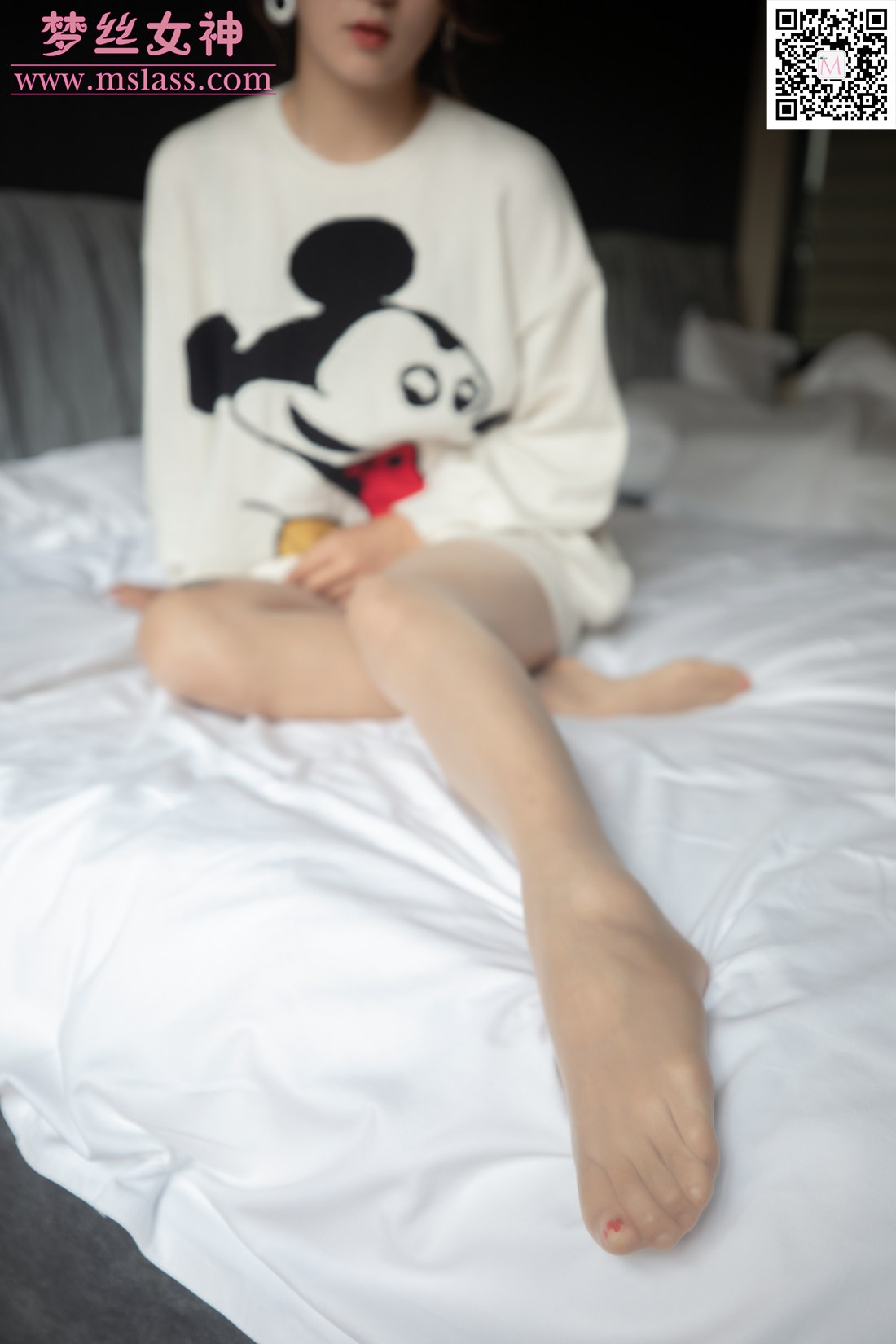 图片[13]-[MSLASS梦丝女神] 2019.11.12 雨晨 白卫衣下的美 在线浏览 – 速更版-美库