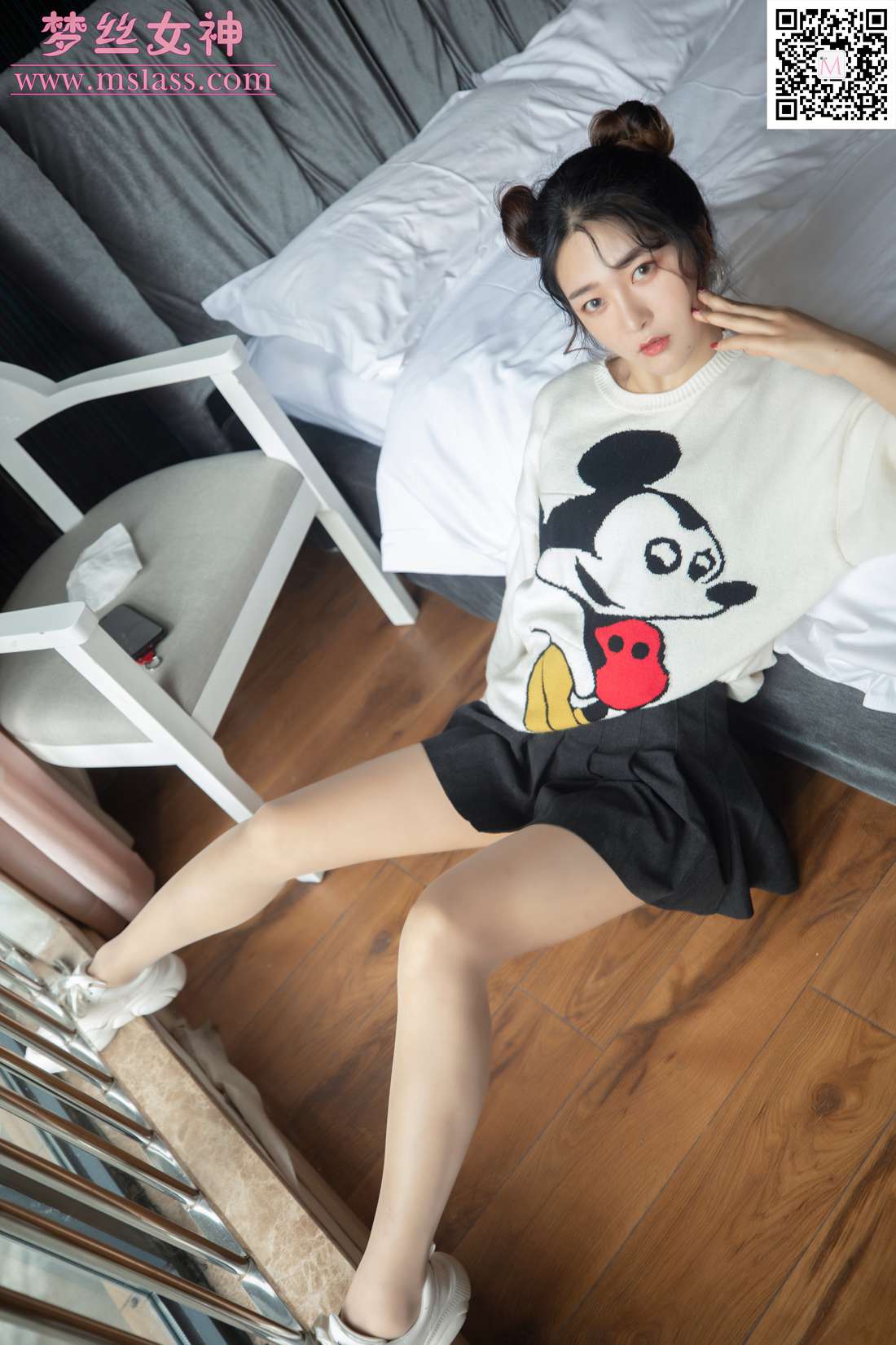 图片[62]-[MSLASS梦丝女神] 2019.11.12 雨晨 白卫衣下的美 在线浏览 – 速更版-美库