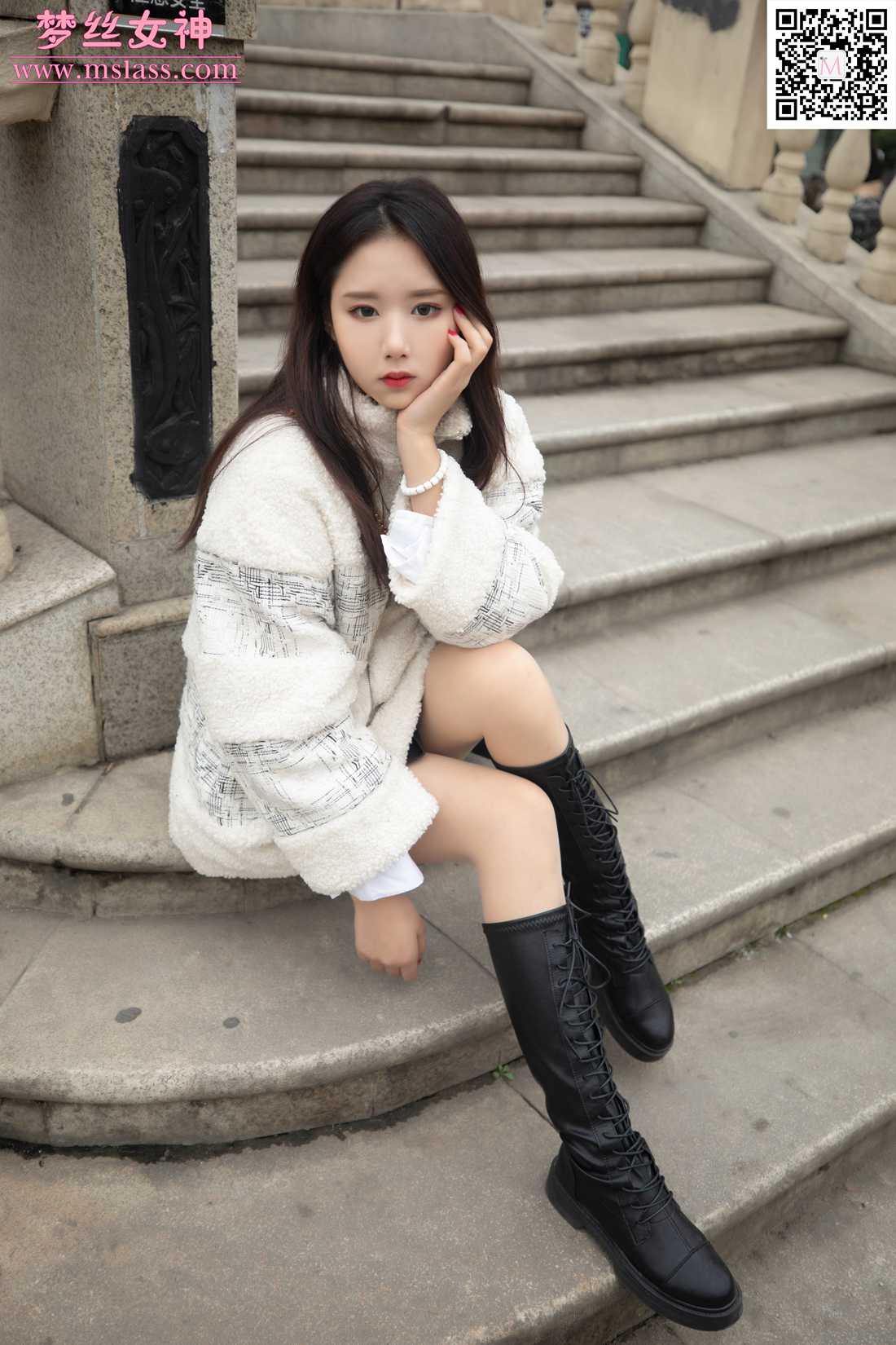 图片[55]-[MSLASS梦丝女神] 2019.11.20 然然 靴下女神 在线浏览 – 速更版-美库