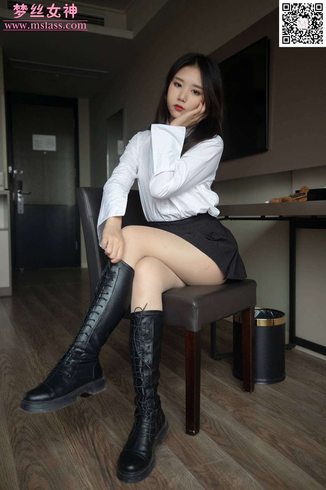 图片[23]-[MSLASS梦丝女神] 2019.11.20 然然 靴下女神 在线浏览 – 速更版-美库