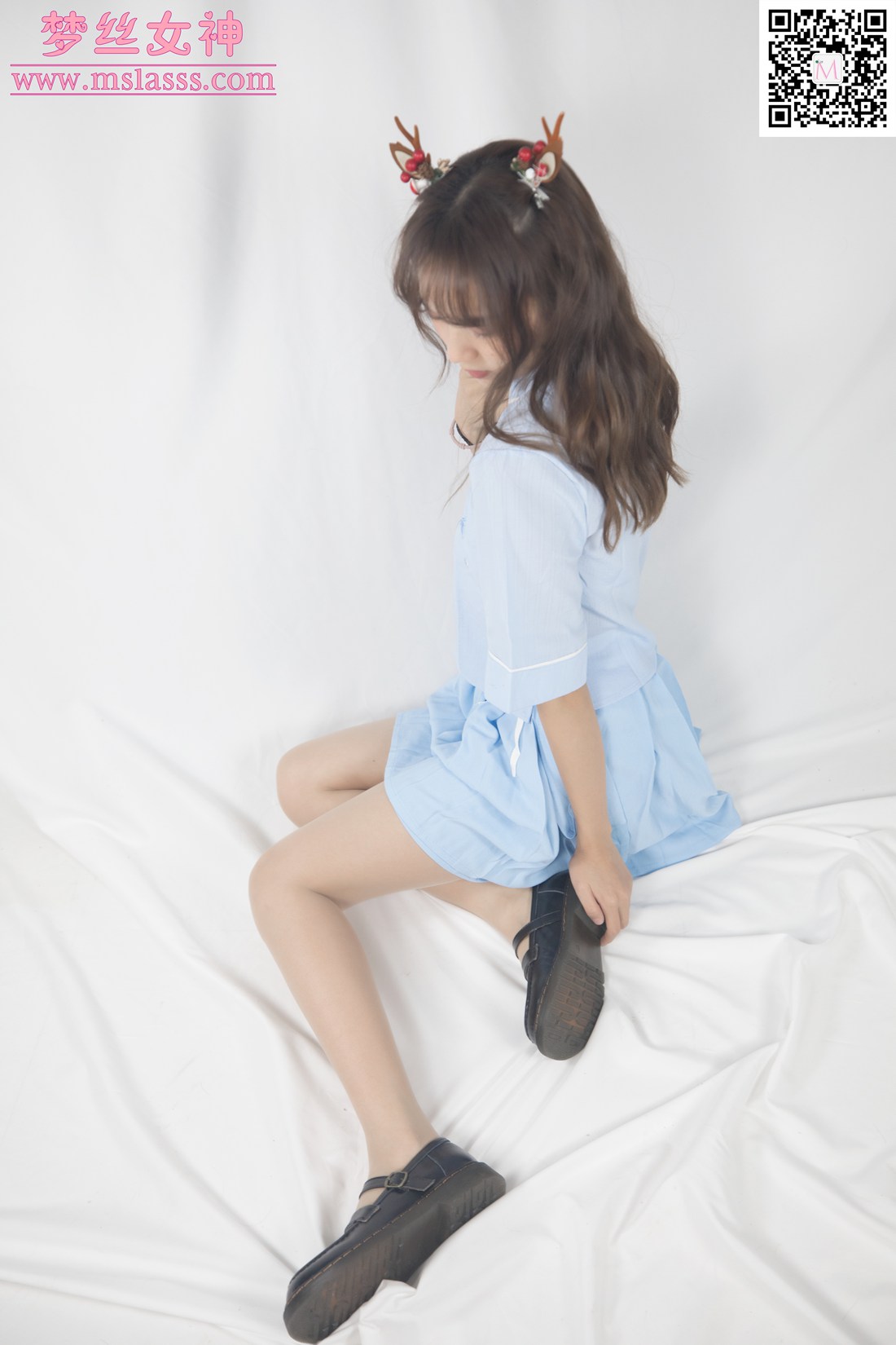 图片[60]-[MSLASS梦丝女神] 2020.01.01 玥玥 蓝色仙女古装 在线浏览 – 速更版-美库