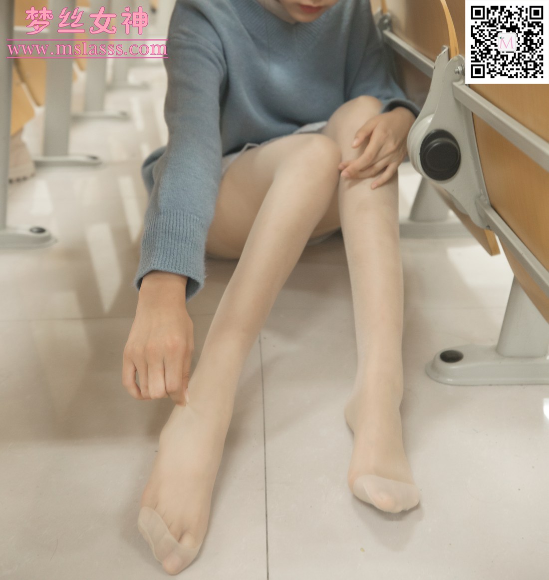 图片[23]-[MSLASS梦丝女神] 2019.12.26 林可儿 学院风 在线浏览 – 速更版-美库