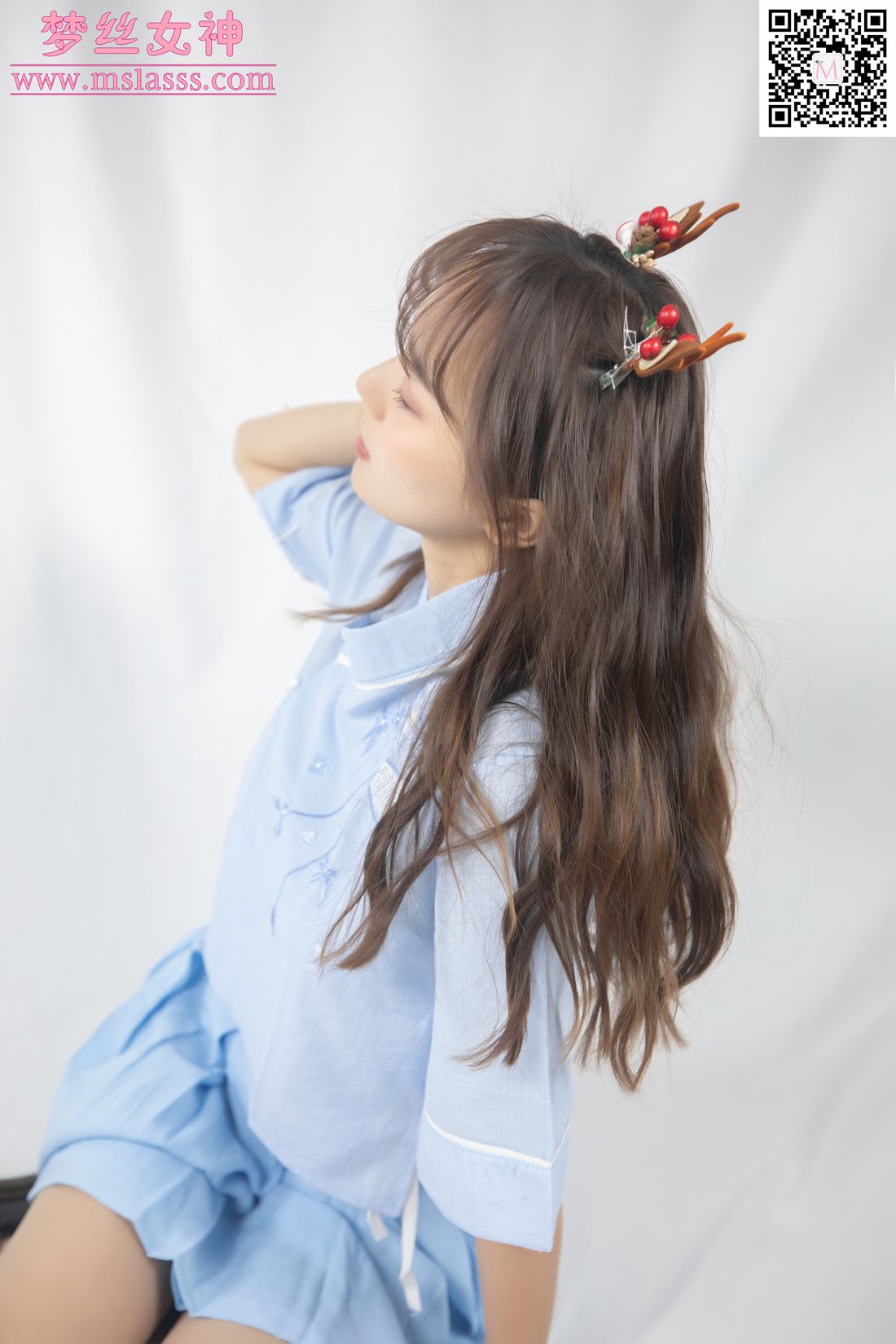 图片[26]-[MSLASS梦丝女神] 2020.01.01 玥玥 蓝色仙女古装 在线浏览 – 速更版-美库