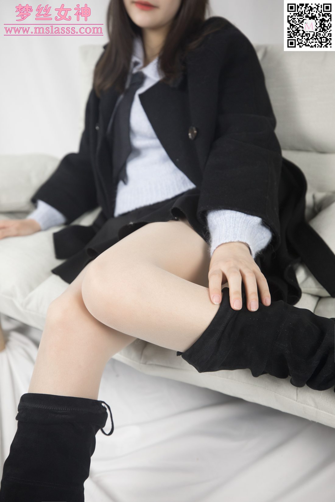 图片[62]-[MSLASS梦丝女神] 2020.01.07 小盐 黑风衣下的美腿 在线浏览 – 速更版-美库