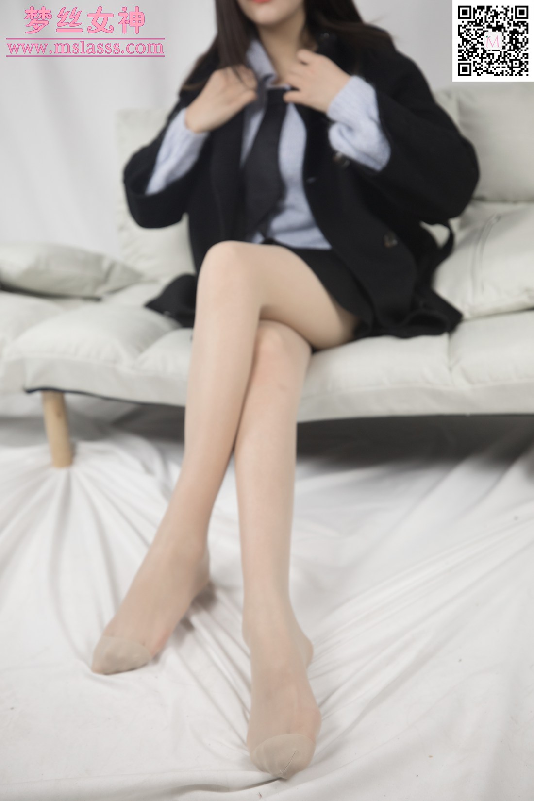 图片[20]-[MSLASS梦丝女神] 2020.01.07 小盐 黑风衣下的美腿 在线浏览 – 速更版-美库