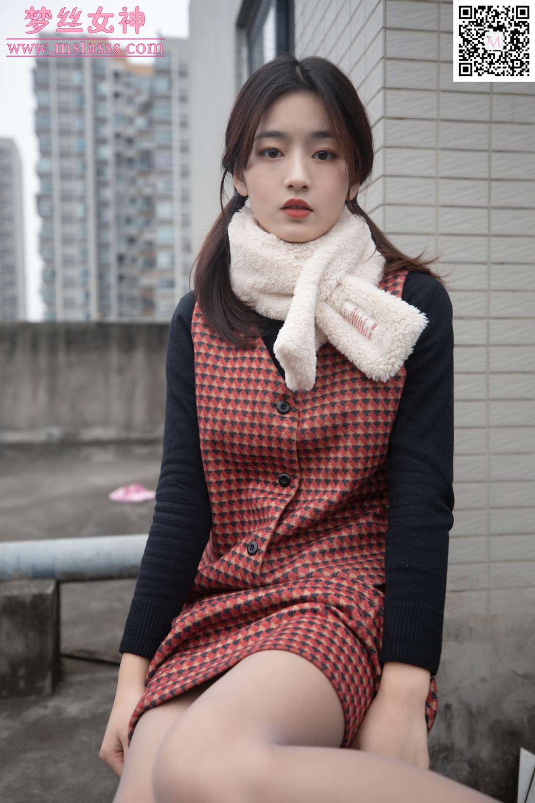 图片[36]-[MSLASS梦丝女神] 2020.01.15 璇璇5 天台少女 在线浏览 – 速更版-美库