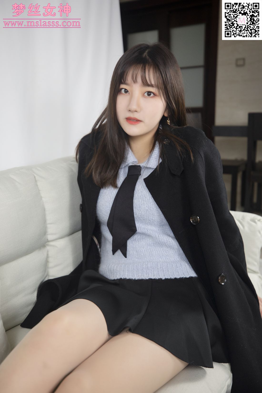 图片[34]-[MSLASS梦丝女神] 2020.01.07 小盐 黑风衣下的美腿 在线浏览 – 速更版-美库