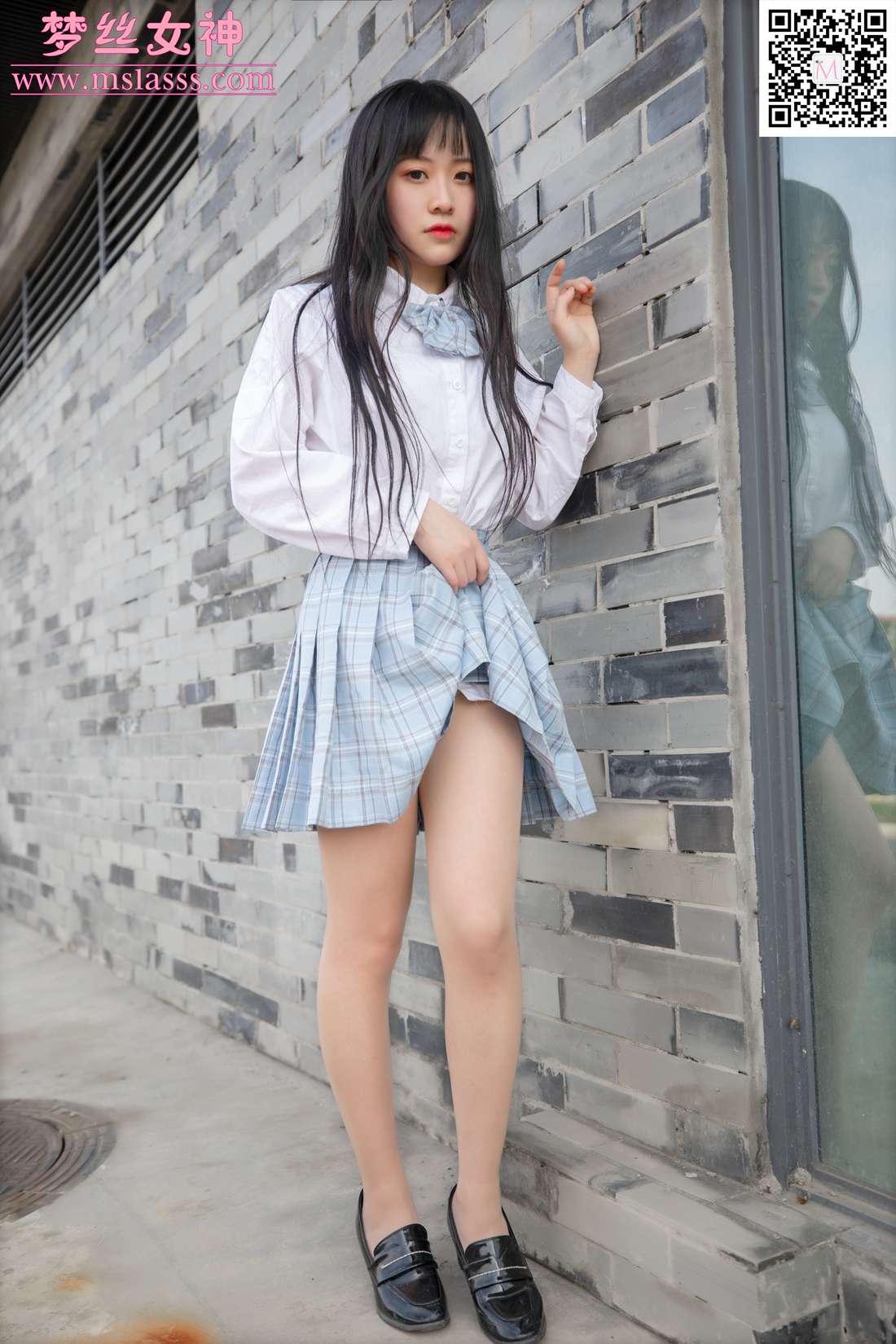 图片[25]-[MSLASS梦丝女神] 2020.03.22 仟仟 JK小女神 在线浏览 – 速更版-美库