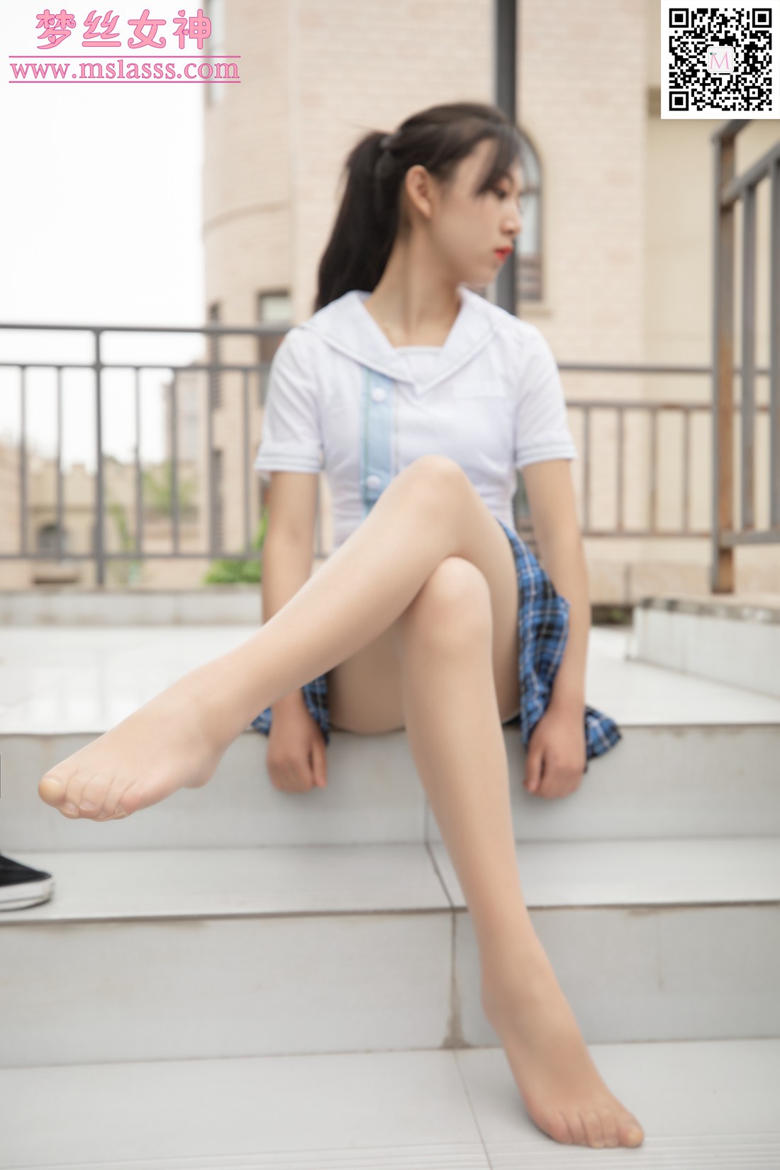 图片[22]-[MSLASS梦丝女神] 2020.04.08 珂珂 匡威鞋女神 在线浏览 – 速更版-美库