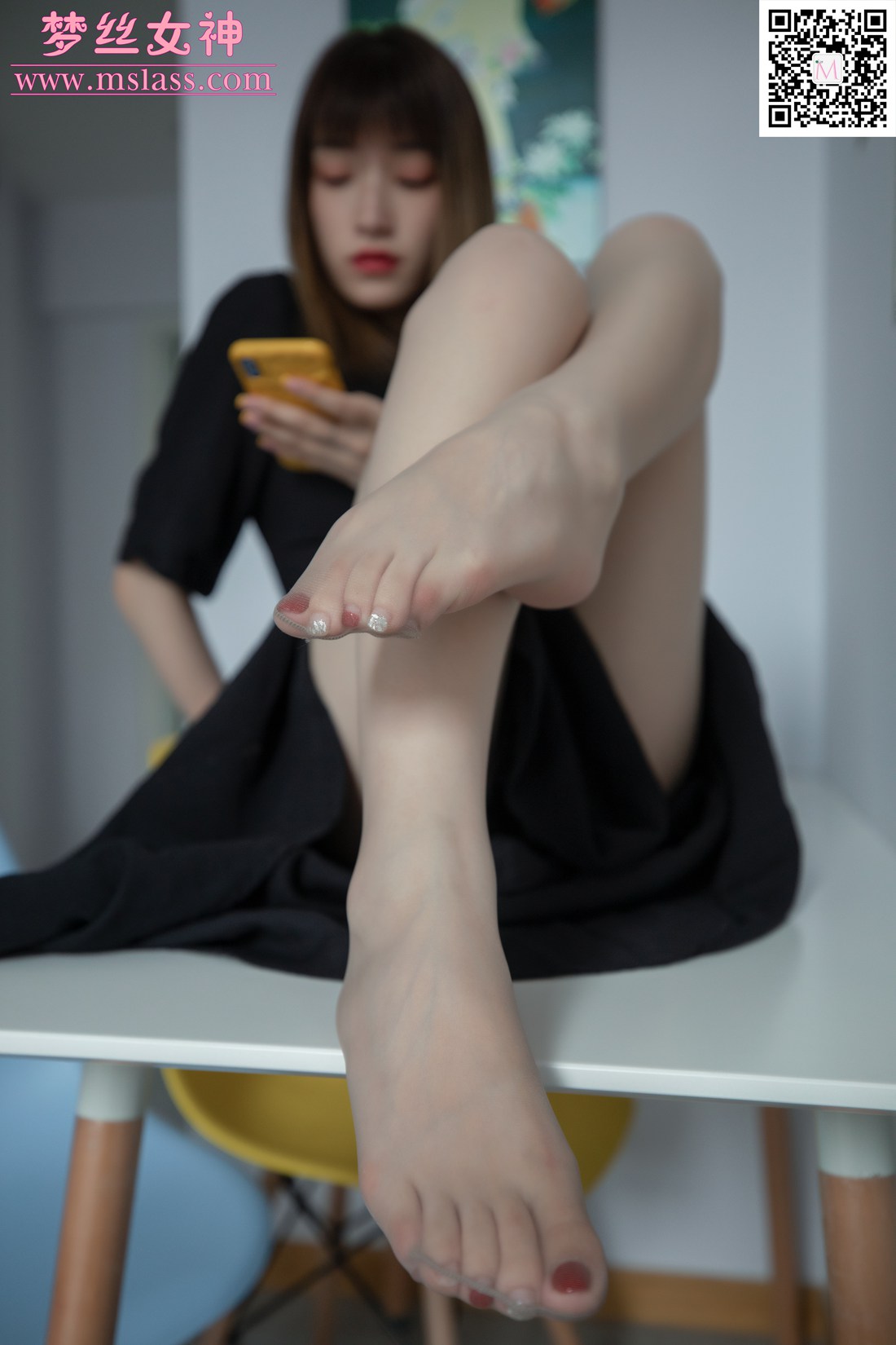 图片[59]-[MSLASS梦丝女神] 2020.06.18 晓晓6 黑衣少女 在线浏览 – 速更版-美库