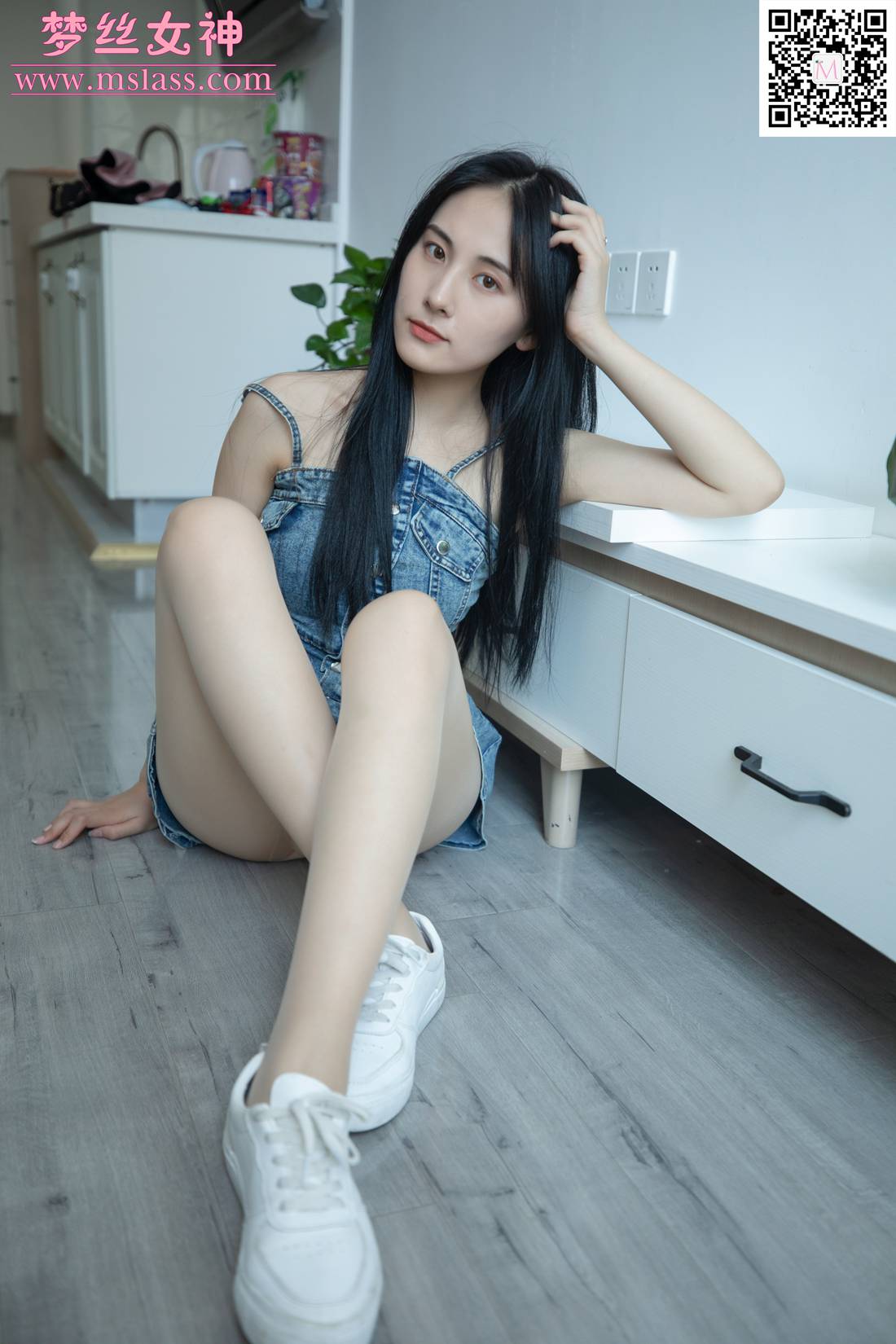 图片[46]-[MSLASS梦丝女神] 2020.06.27 小允儿 牛仔连衣裙 在线浏览 – 速更版-美库