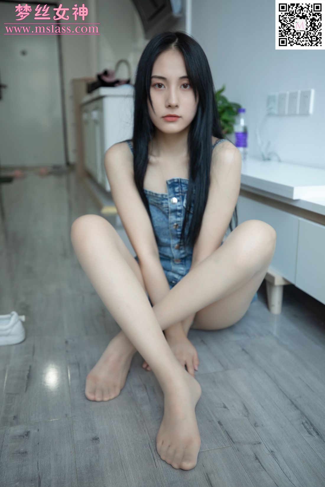 图片[52]-[MSLASS梦丝女神] 2020.06.27 小允儿 牛仔连衣裙 在线浏览 – 速更版-美库