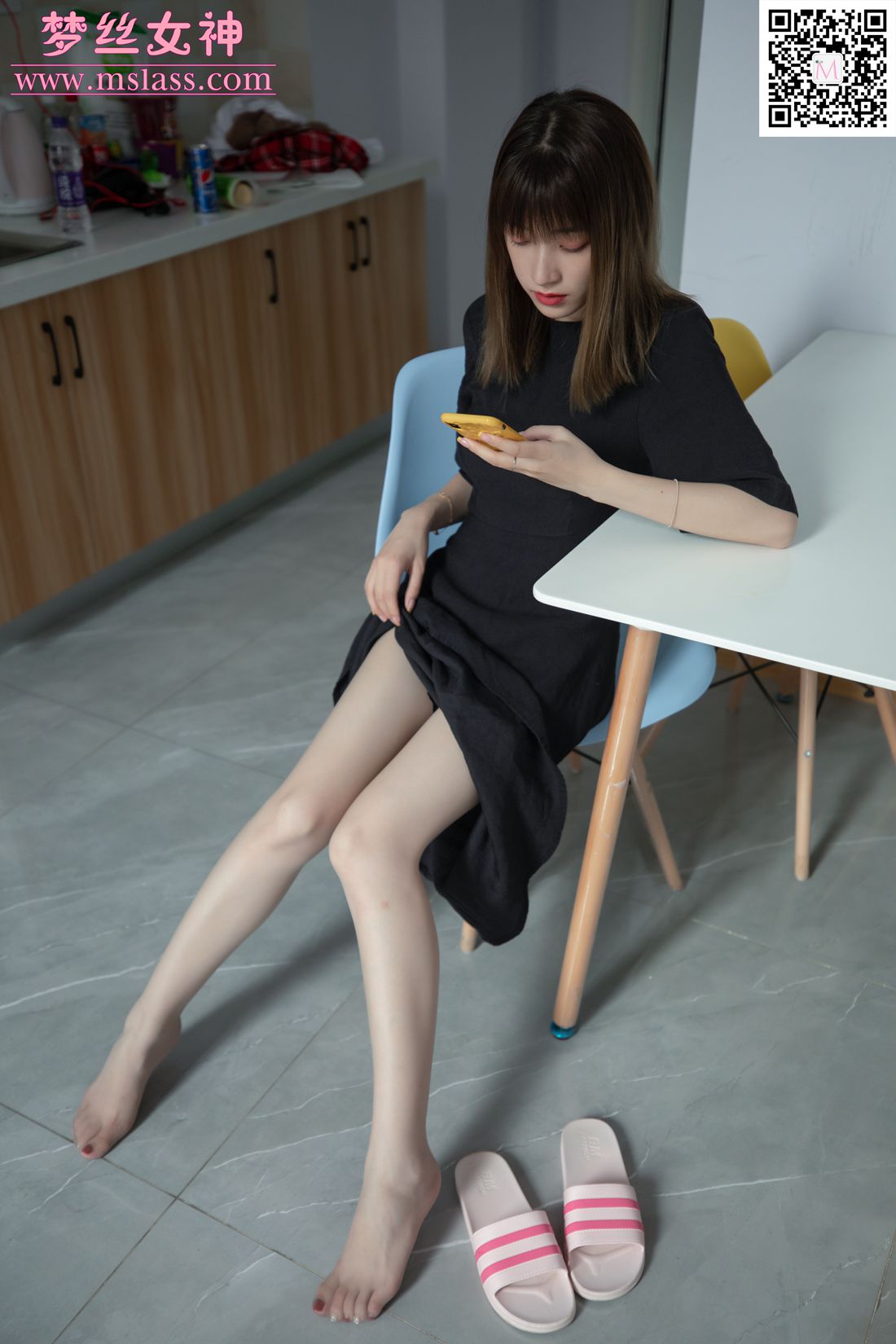 图片[33]-[MSLASS梦丝女神] 2020.06.18 晓晓6 黑衣少女 在线浏览 – 速更版-美库