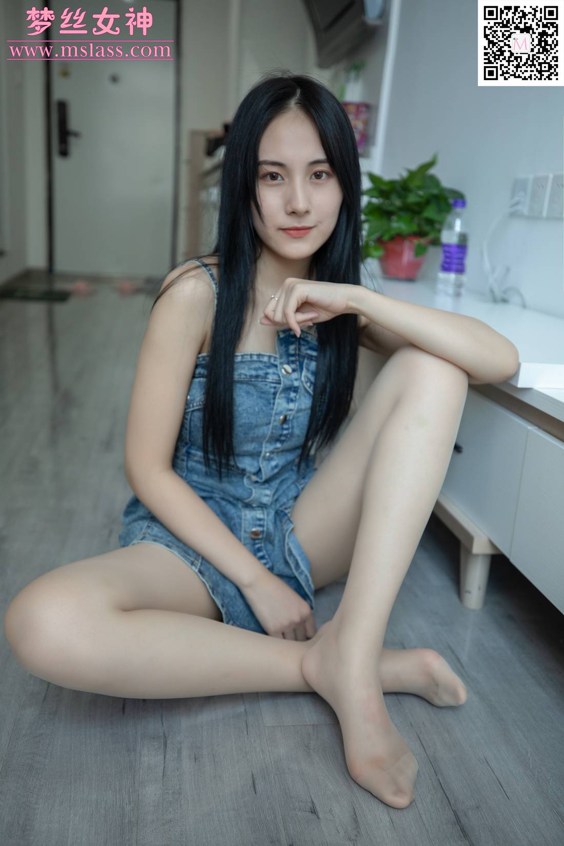 图片[17]-[MSLASS梦丝女神] 2020.06.27 小允儿 牛仔连衣裙 在线浏览 – 速更版-美库