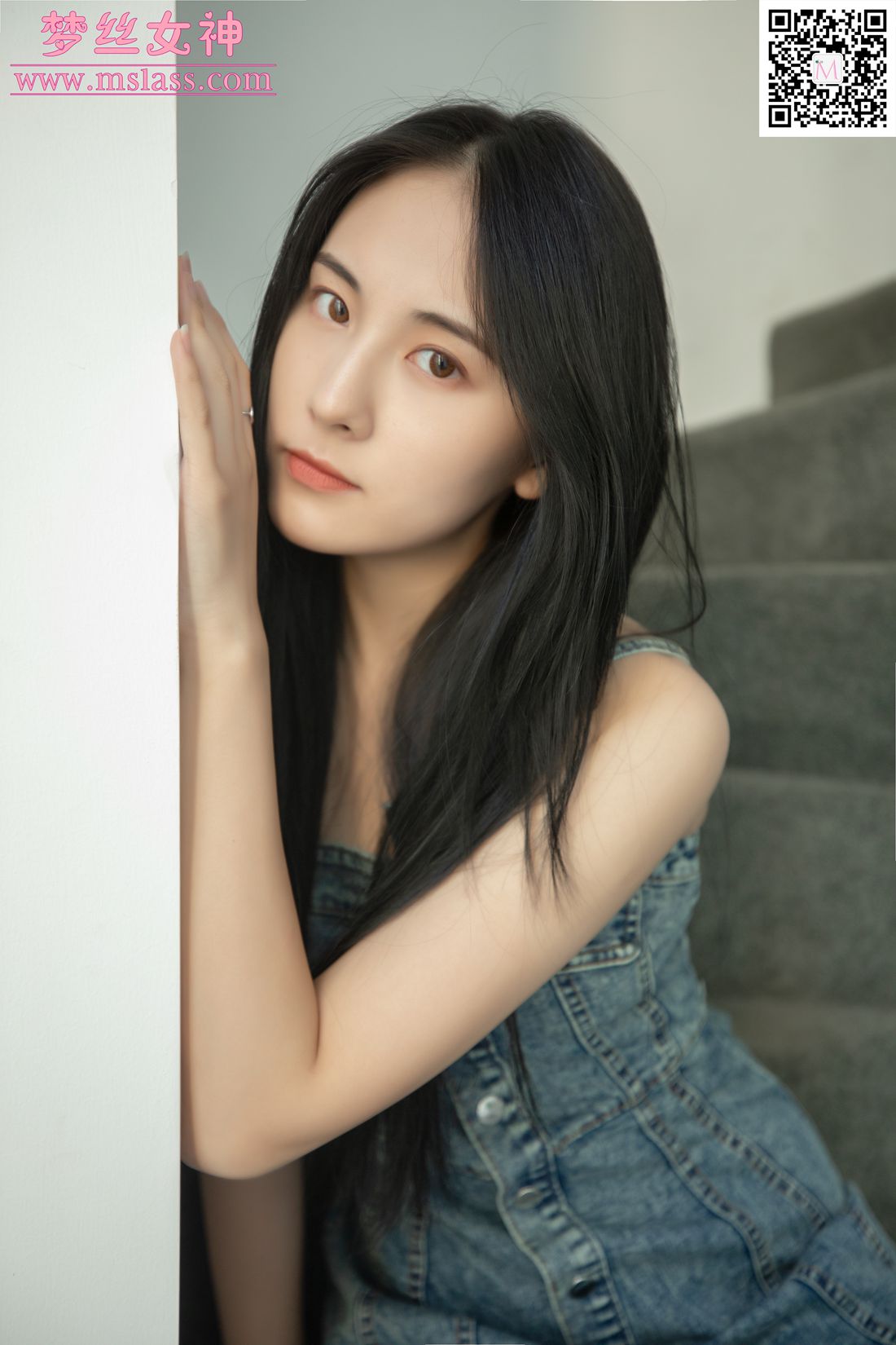 图片[34]-[MSLASS梦丝女神] 2020.06.27 小允儿 牛仔连衣裙 在线浏览 – 速更版-美库