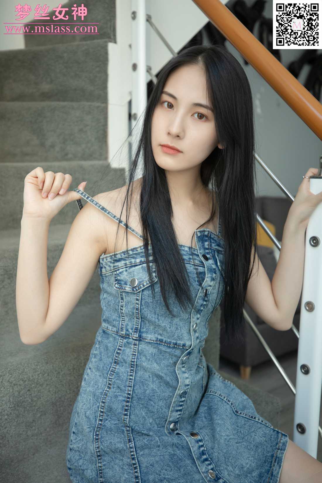 图片[31]-[MSLASS梦丝女神] 2020.06.27 小允儿 牛仔连衣裙 在线浏览 – 速更版-美库