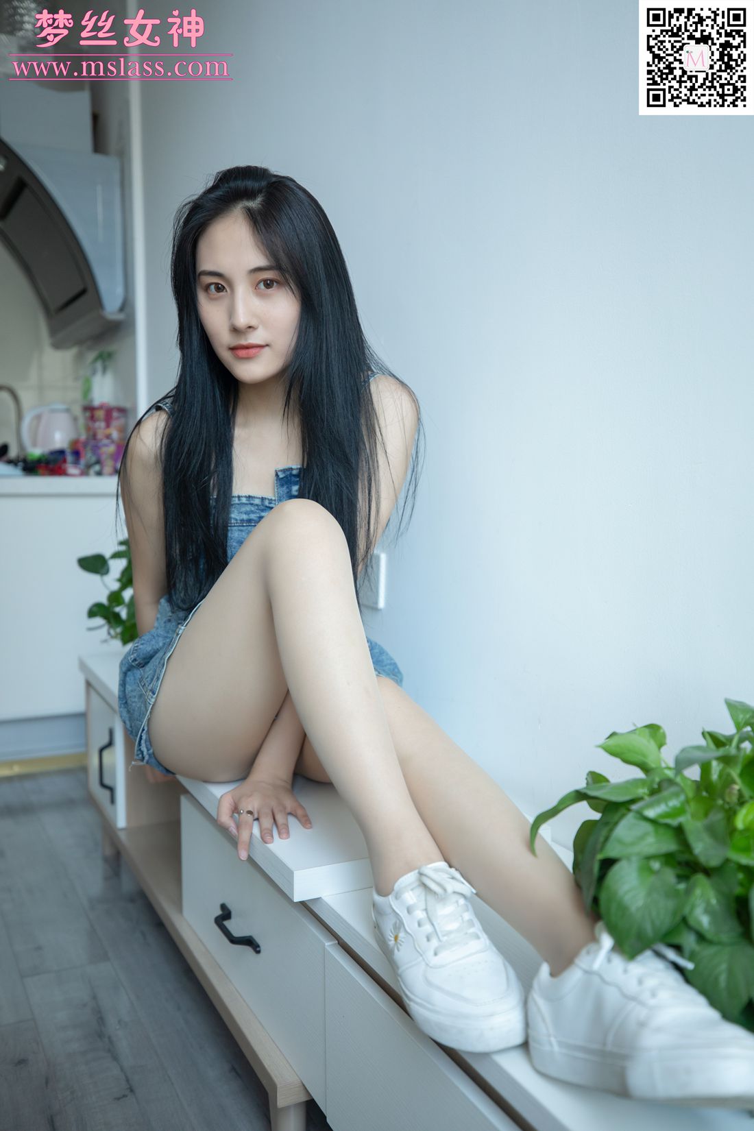 图片[51]-[MSLASS梦丝女神] 2020.06.27 小允儿 牛仔连衣裙 在线浏览 – 速更版-美库