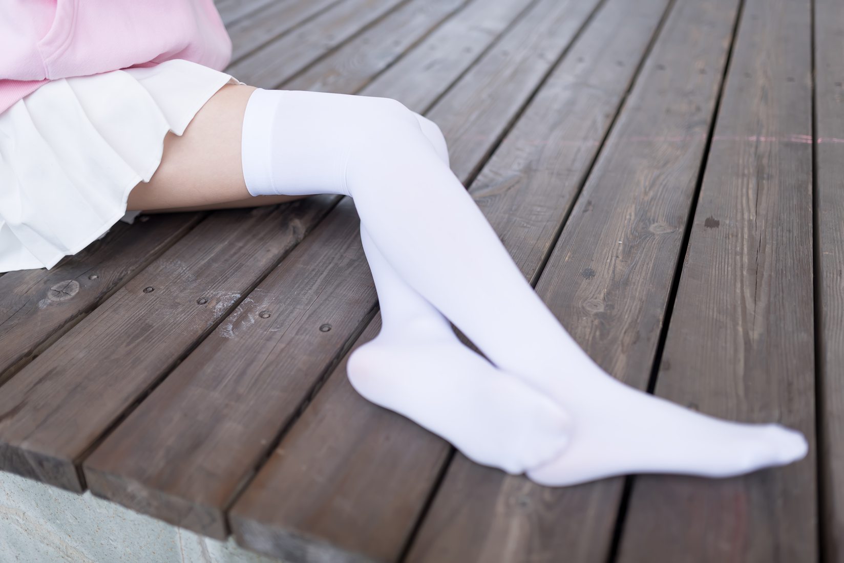 图片[3]-[风之领域] No.001 户外白丝 在线浏览 – 速更版-美库