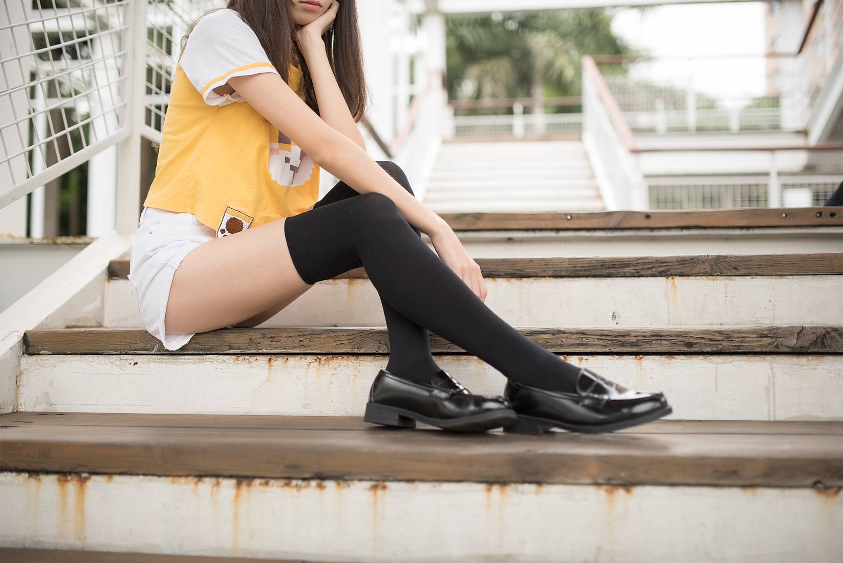 图片[16]-[风之领域] No.002 户外短裤黑丝  在线浏览 – 速更版-美库