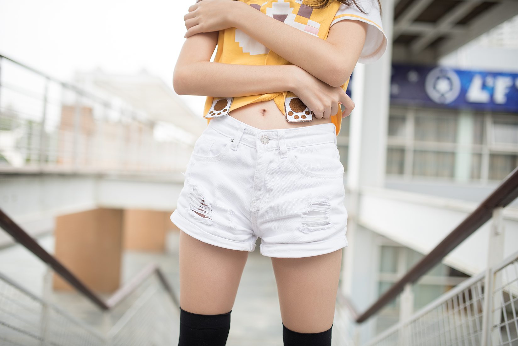 图片[17]-[风之领域] No.002 户外短裤黑丝  在线浏览 – 速更版-美库